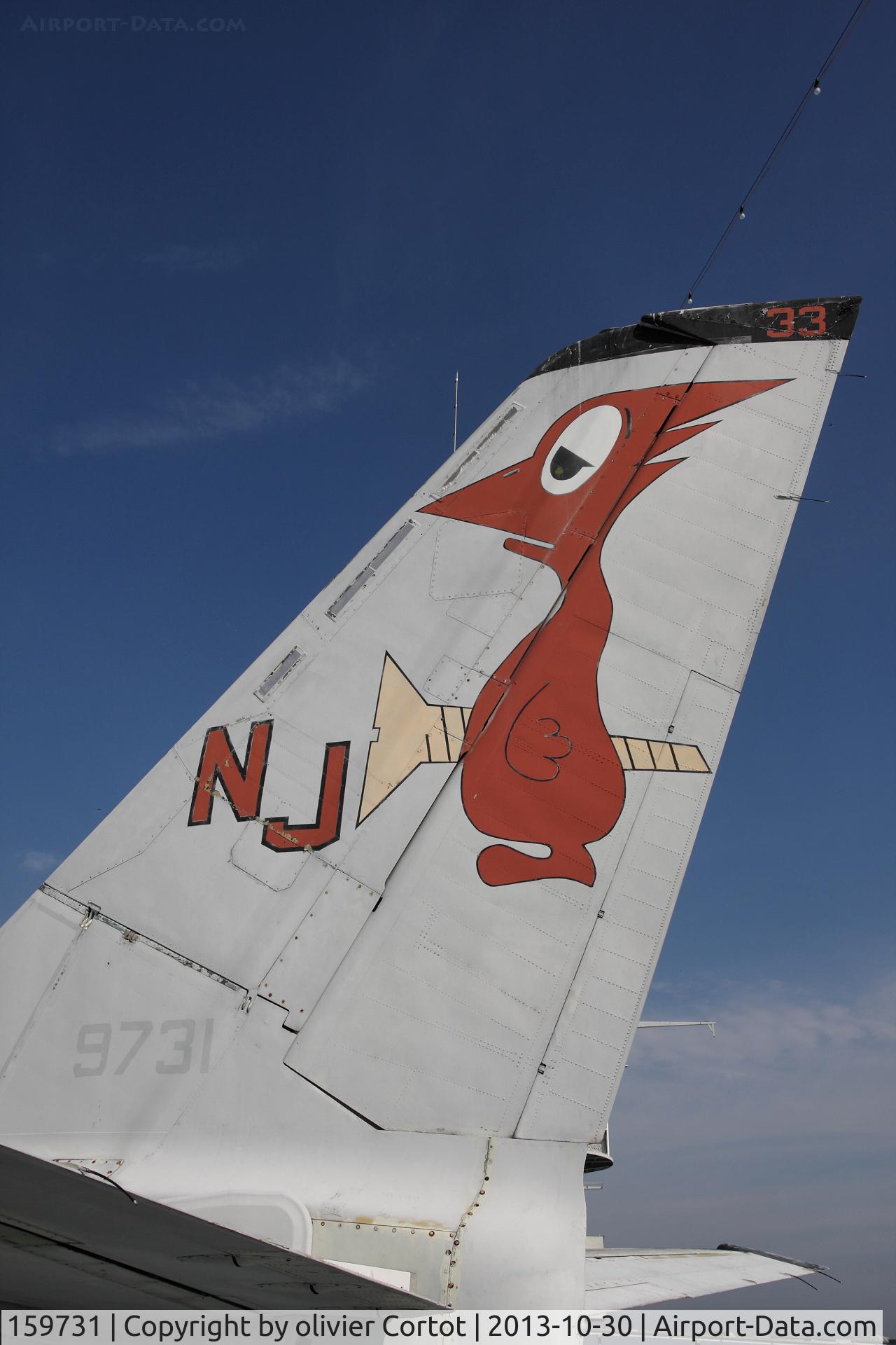 159731, Lockheed S-3B Viking C/N 394A-1060, tail view