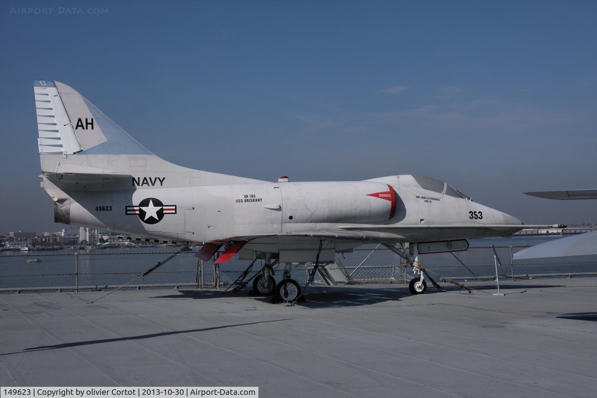149623, Douglas A-4C Skyhawk C/N 12948, US Yorktown museum