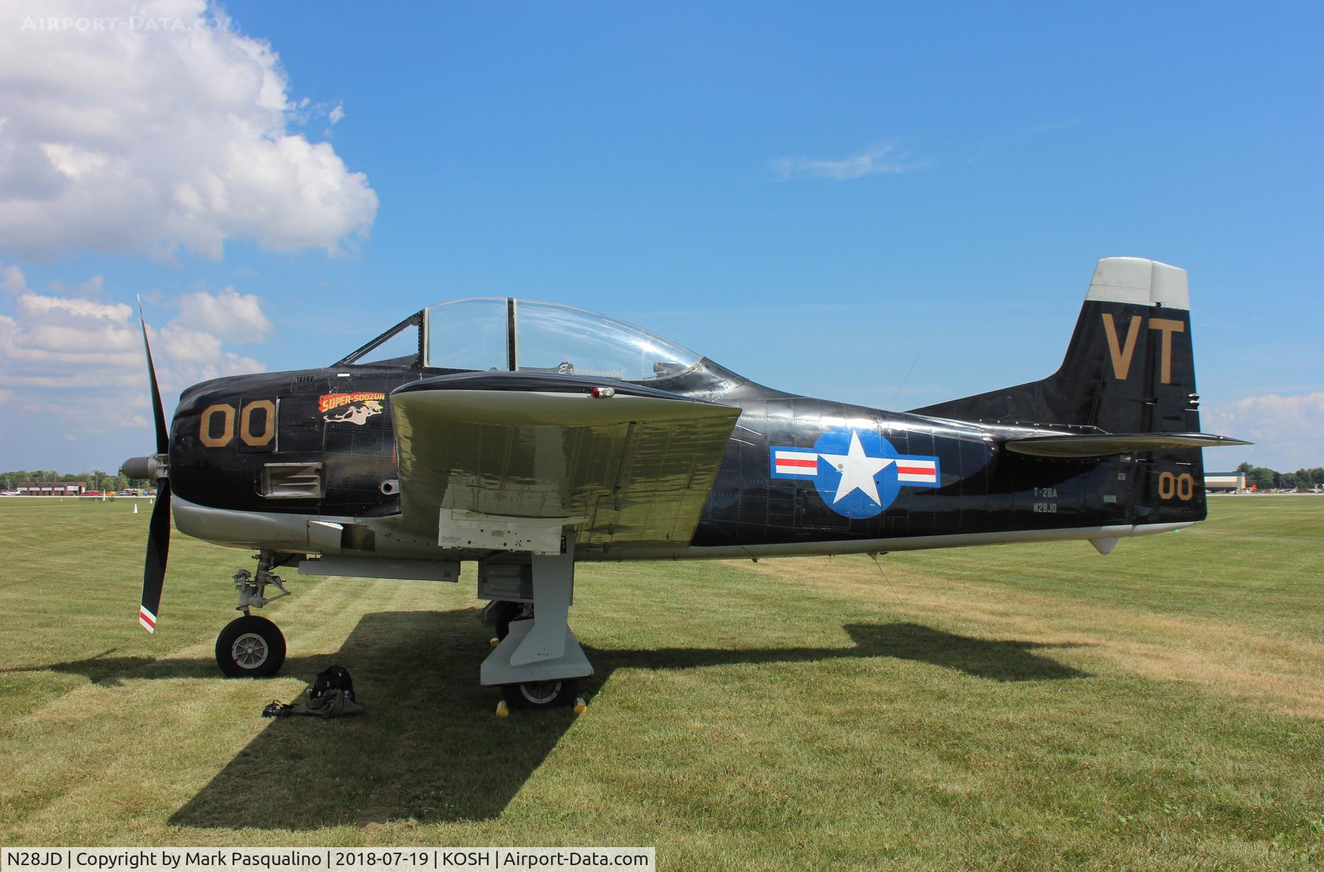 N28JD, 1950 North American T-28A C/N 50-300, North American T-28A