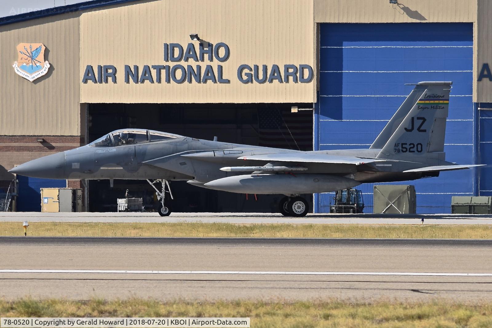 78-0520, 1978 McDonnell Douglas F-15C Eagle C/N 0507/C053, F-15C fighter from the 122nd Fighter Sq. 