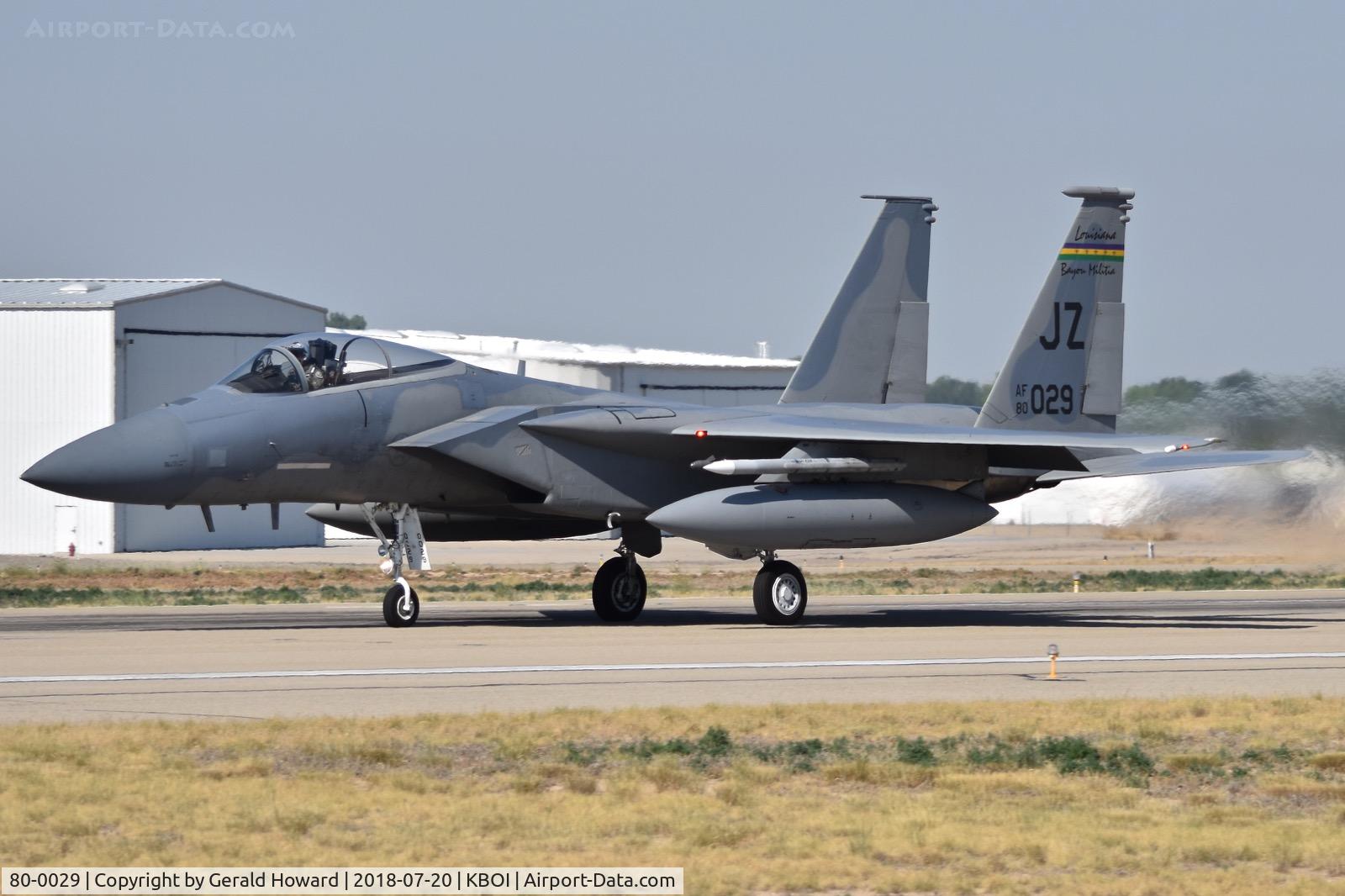 80-0029, 1980 McDonnell Douglas F-15C Eagle C/N 0679/C178, 122nd Fighter Sq. 