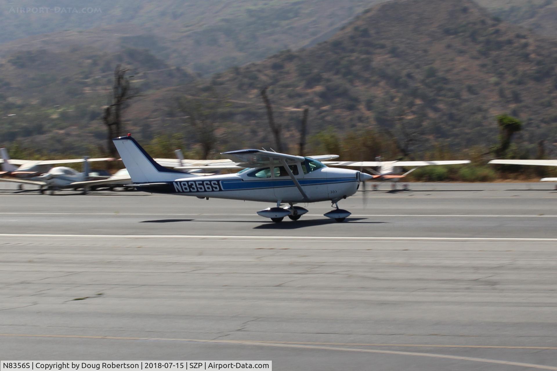 N8356S, 1965 Cessna 182H Skylane C/N 18256456, 1965 Cessna 182H SKYLANE, Continental O-470-S 230 Hp, takeoff roll Rwy 22