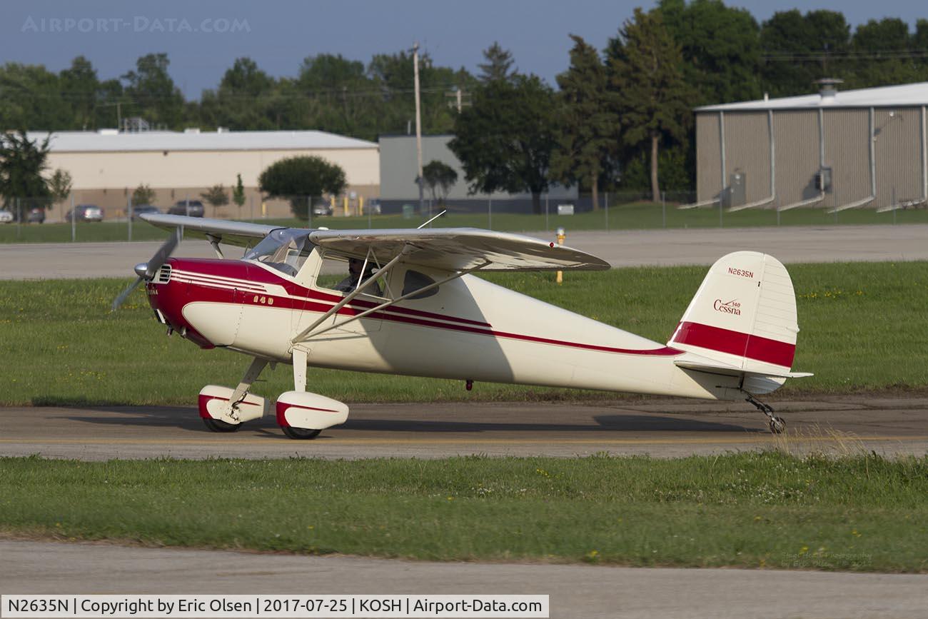 N2635N, 1947 Cessna 140 C/N 12893, Cessna 140 at Oshkosh