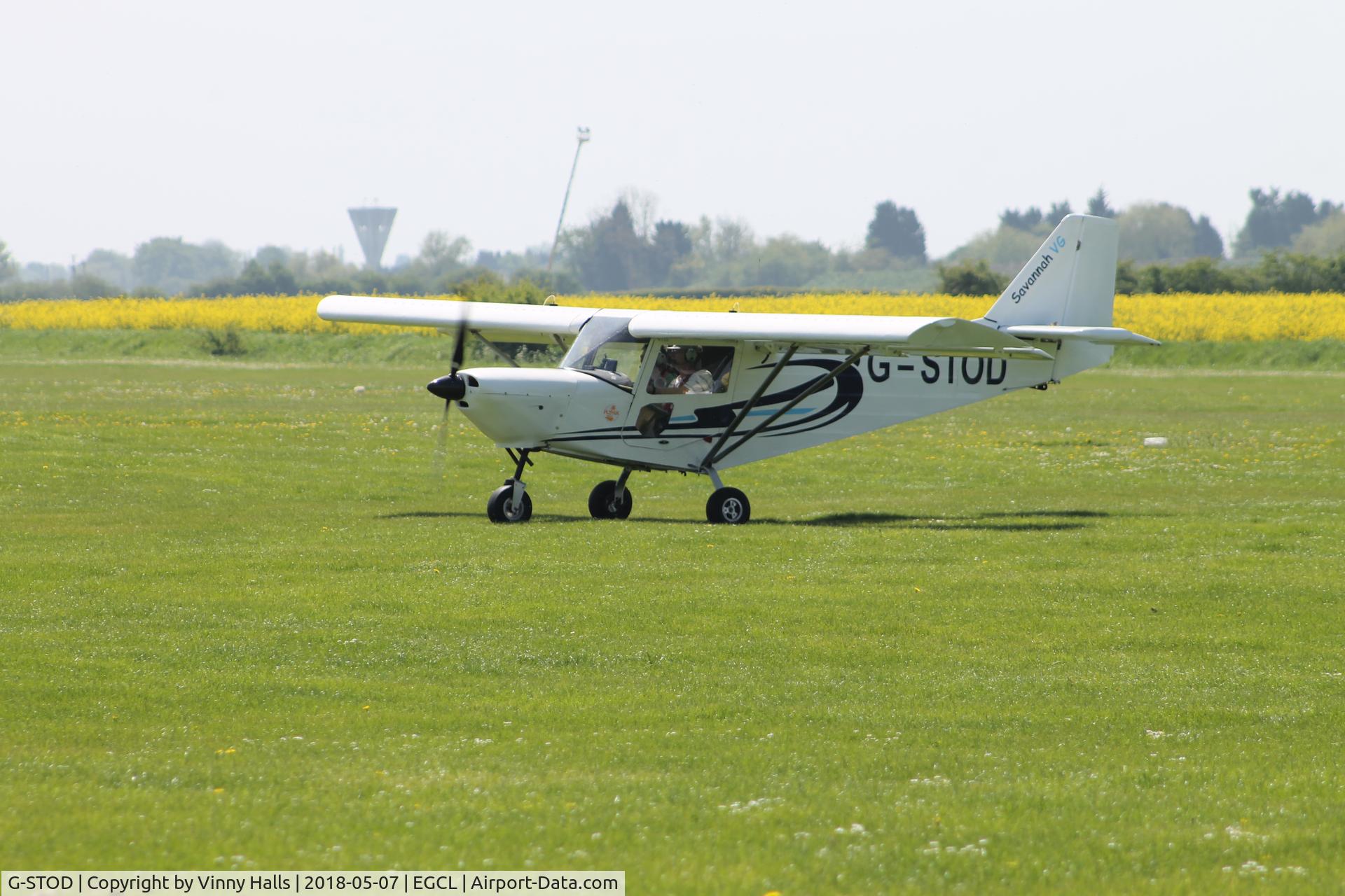 G-STOD, 2010 ICP MXP-740 Savannah VG Jabiru(1) C/N BMAA/HB/598, Taxing after landing