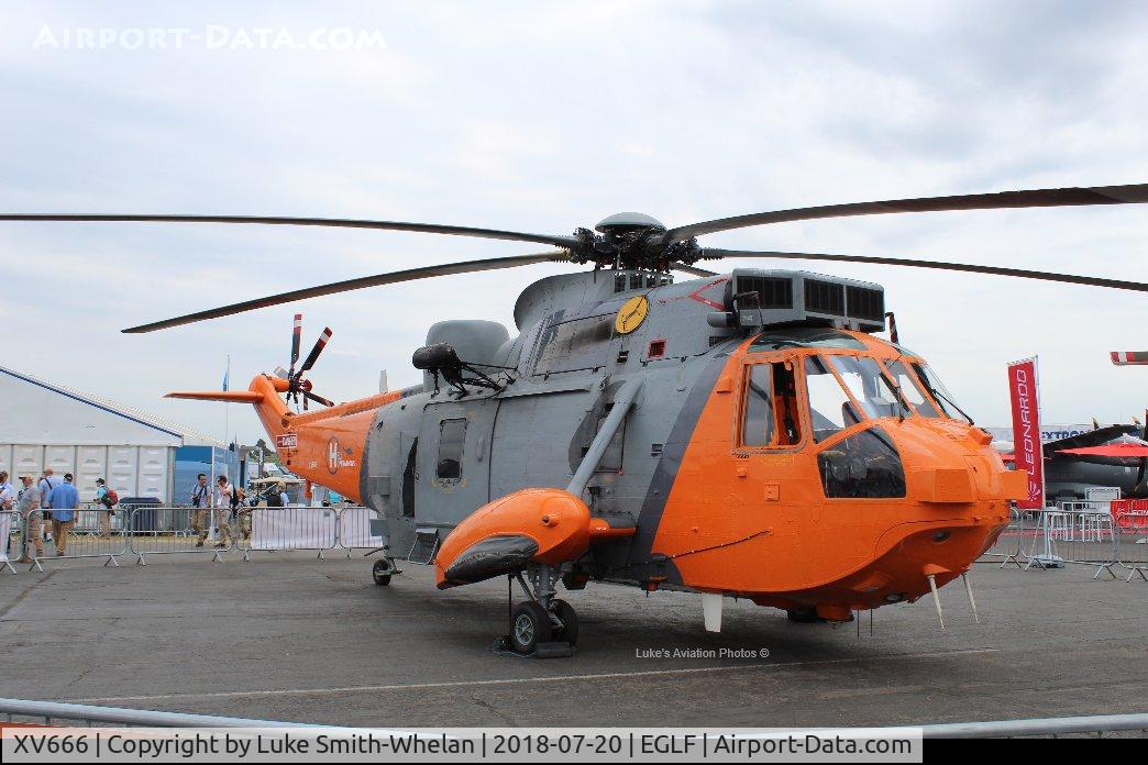 XV666, 1970 Westland Sea King HAR.5 C/N WA654, At Farnborough