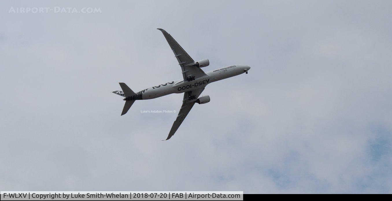 F-WLXV, 2016 Airbus A350-1041 C/N 0065, At Farnborough