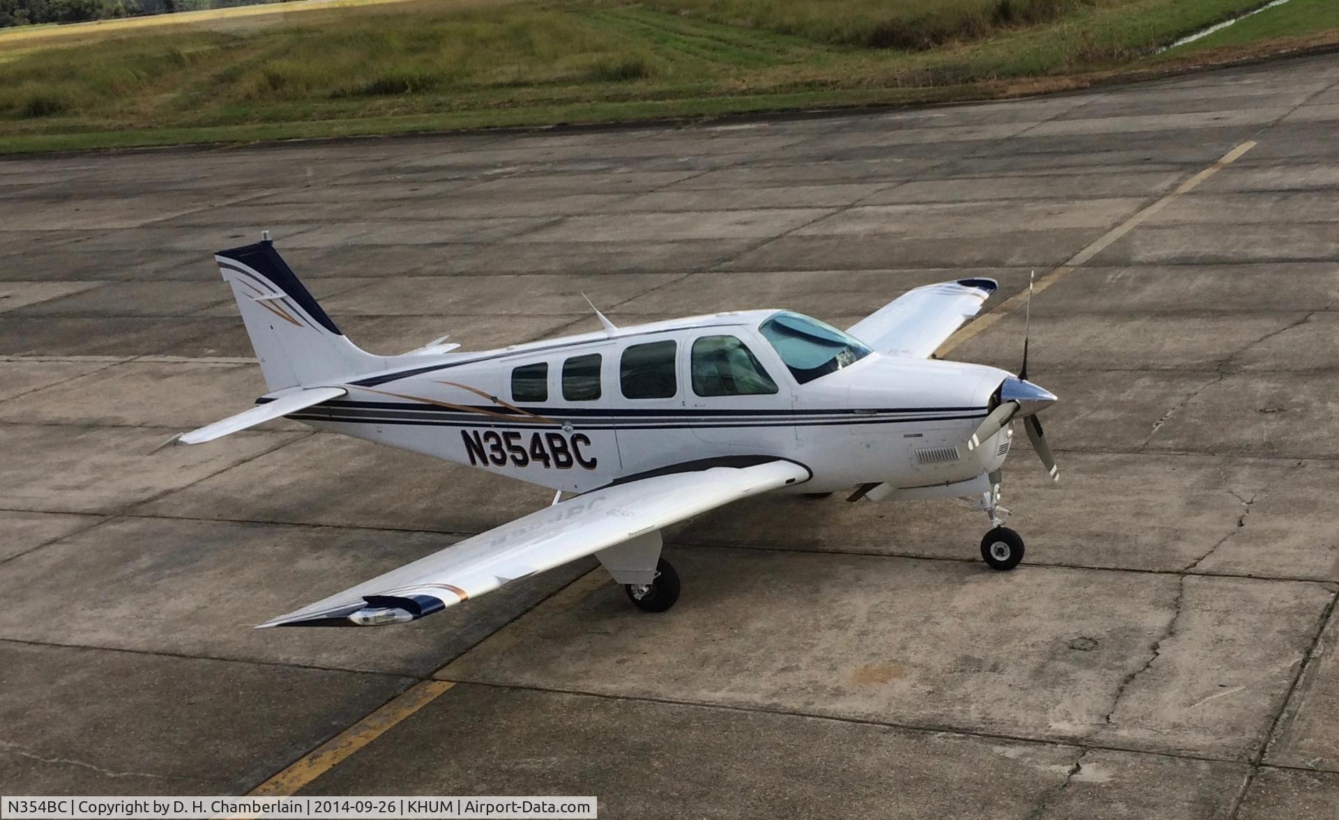 N354BC, 1989 Beech A36 Bonanza 36 C/N E-2485, On the ramp @ KHUM