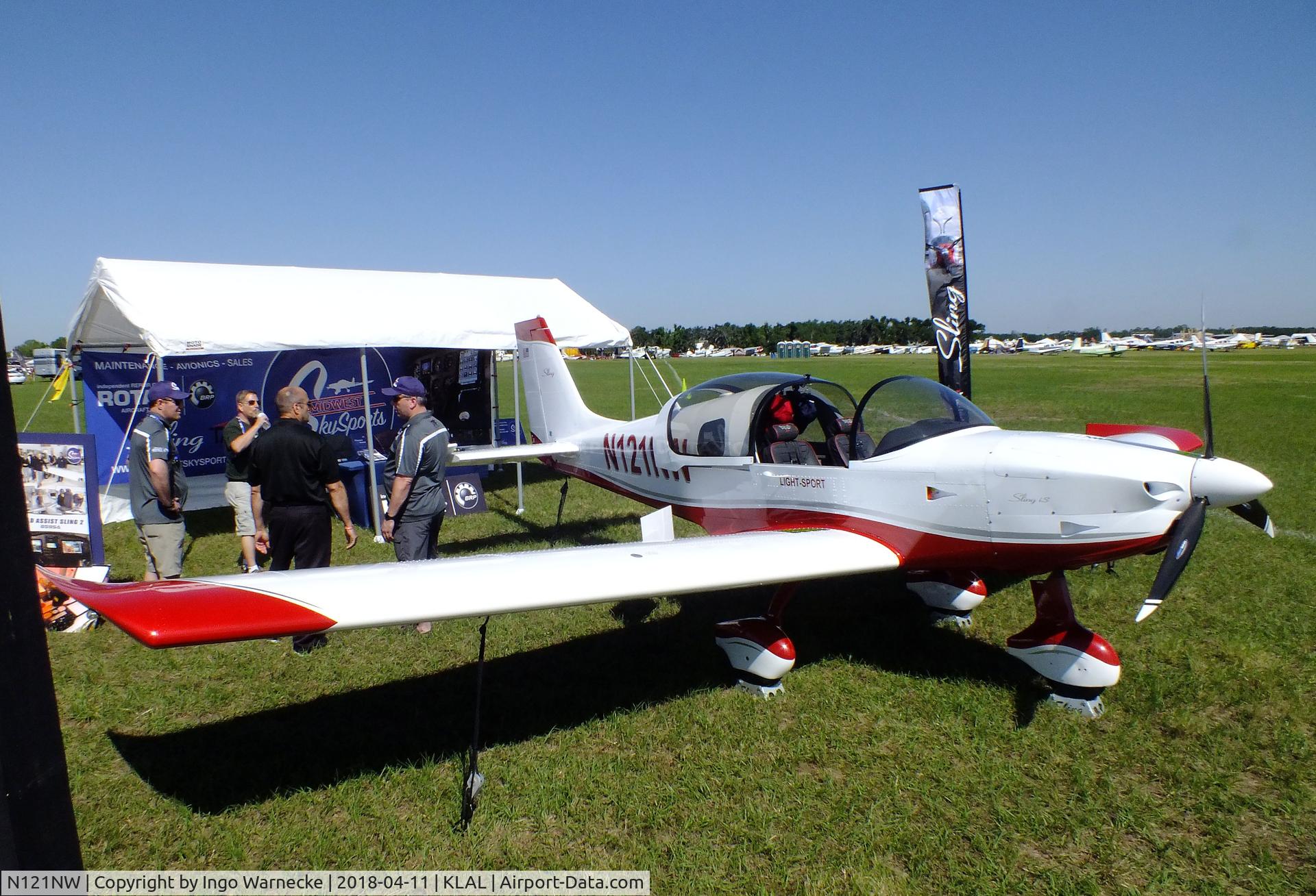N121NW, 2017 The Airplane Factory Sling LSA C/N 234, Airplane Factory Sling LSA at 2018 Sun 'n Fun, Lakeland FL
