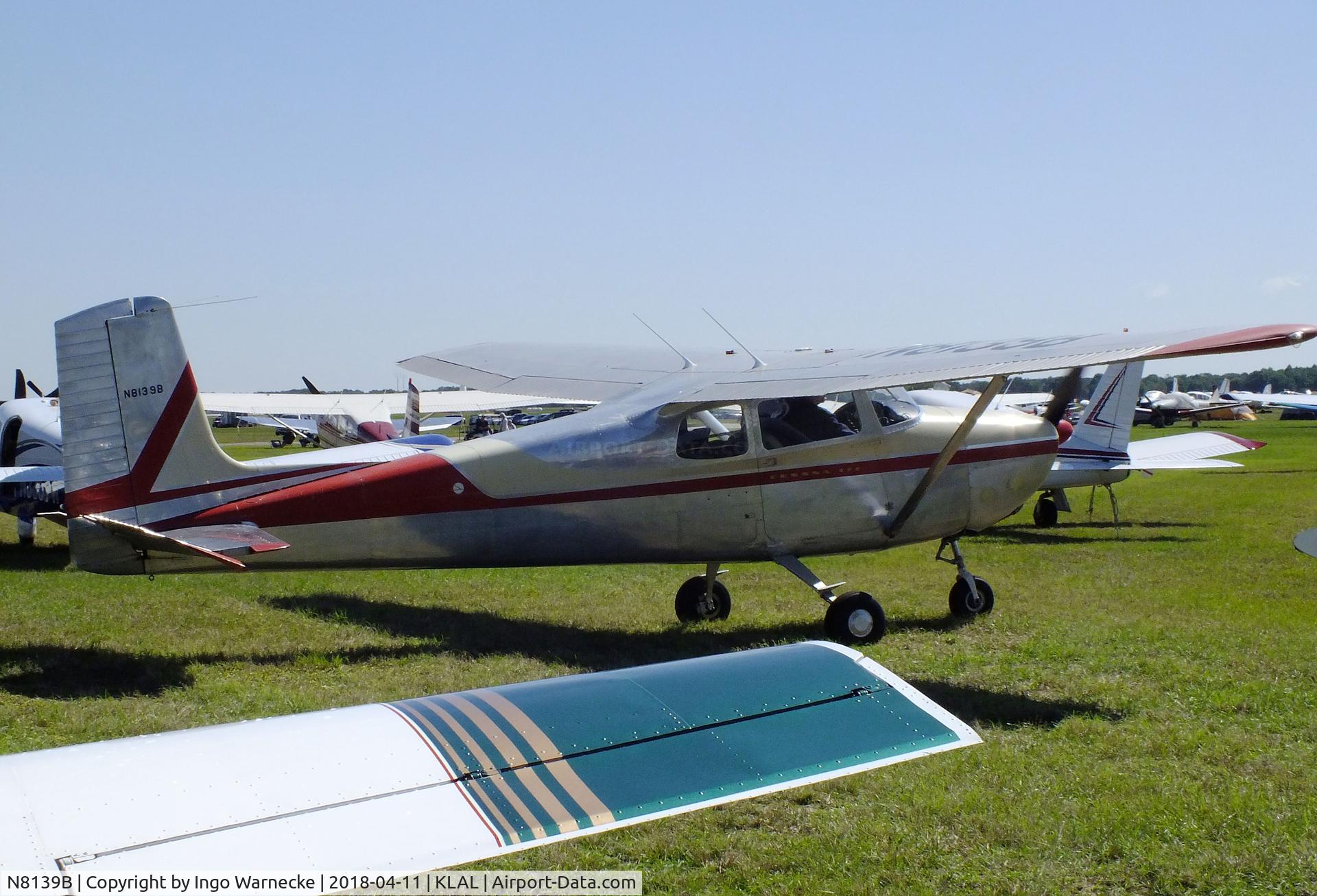 N8139B, 1957 Cessna 172 C/N 29939, Cessna 172 at 2018 Sun 'n Fun, Lakeland FL