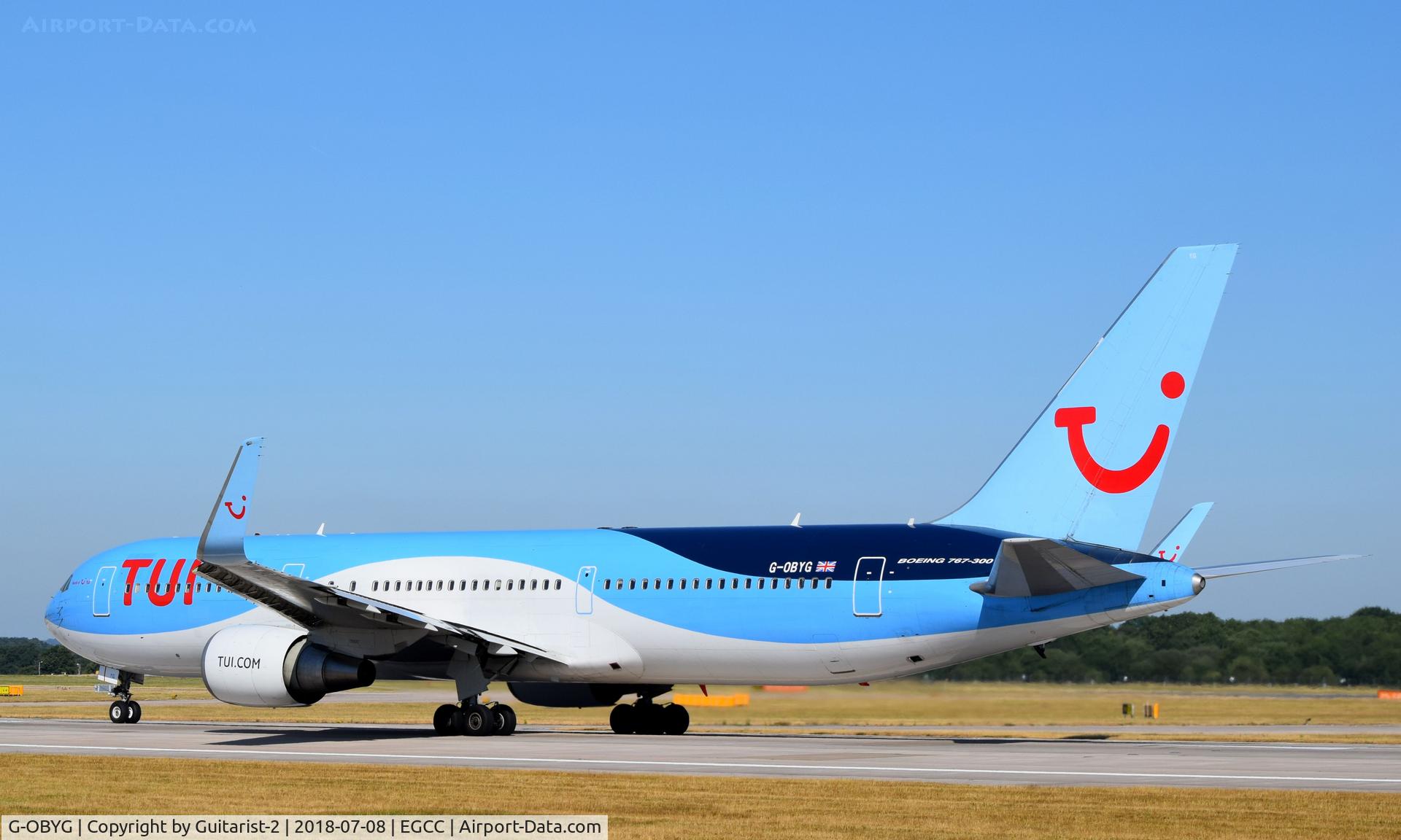 G-OBYG, 1999 Boeing 767-304 C/N 29137, At Manchester