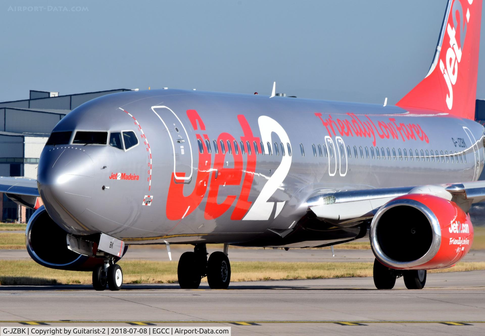 G-JZBK, 2018 Boeing 737-8MG C/N 63167, At Manchester