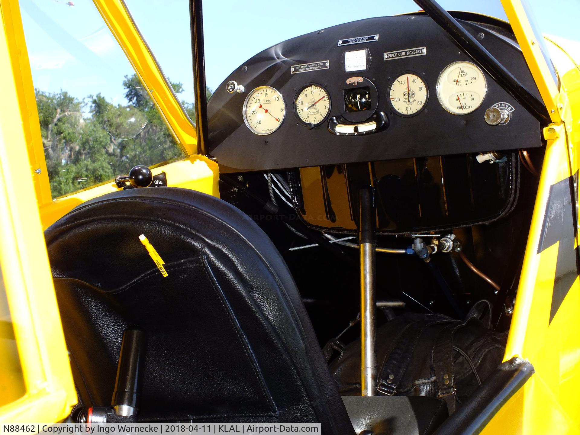 N88462, 1946 Piper J3C-65 Cub C/N 16086, Piper J3C-65 Cub with Reed clipped wings at 2018 Sun 'n Fun, Lakeland FL  #c