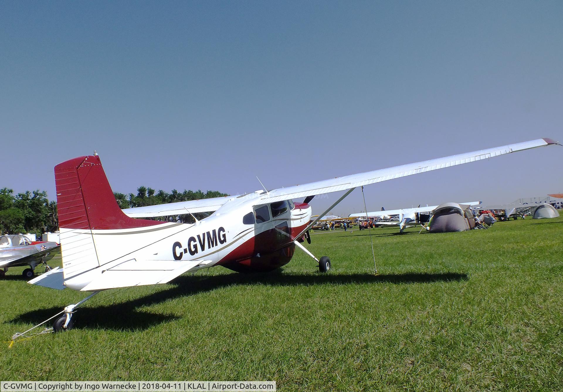C-GVMG, 1976 Cessna A185F Skywagon 185 C/N 18503148, Cessna A185F Skywagon at 2018 Sun 'n Fun, Lakeland FL