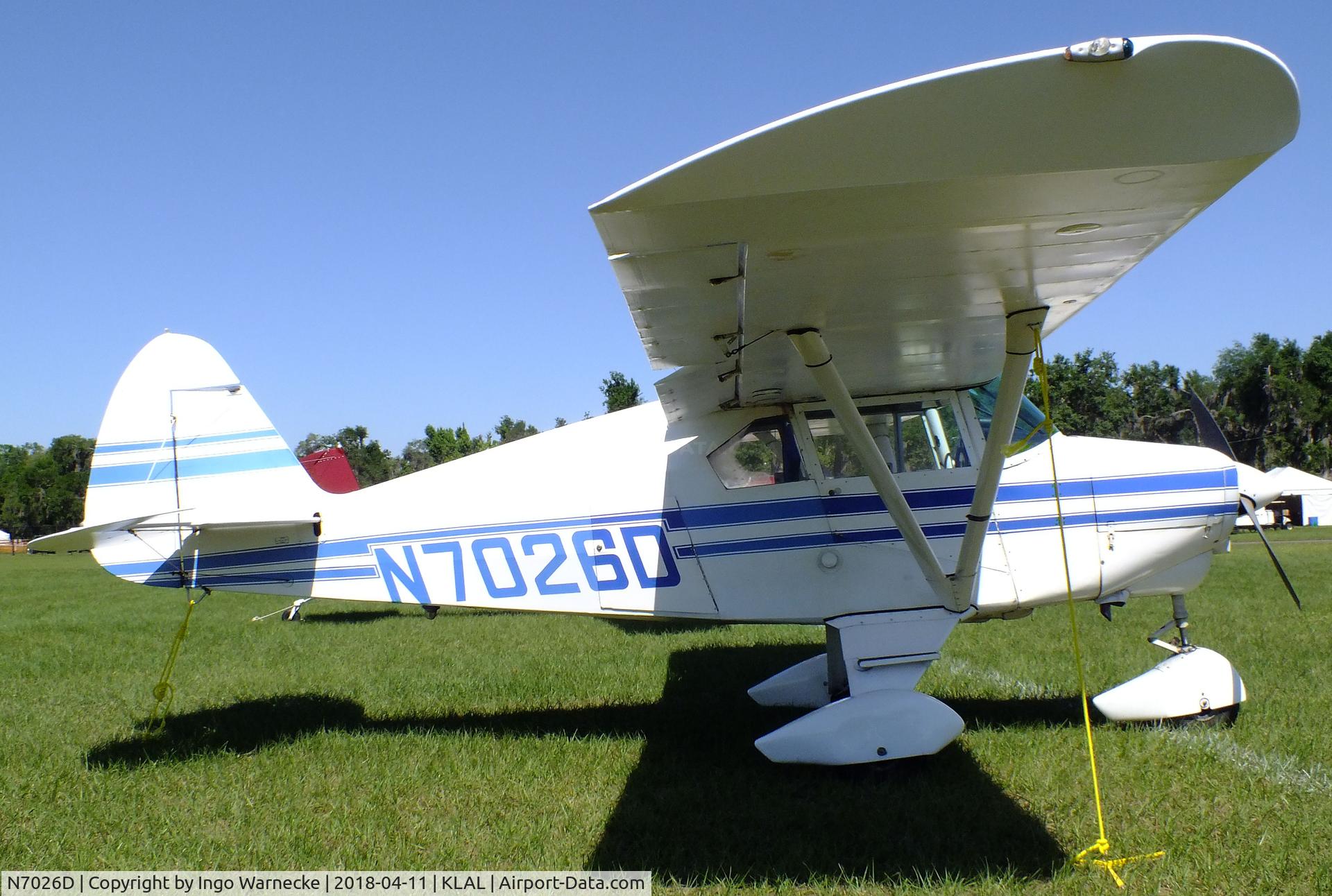 N7026D, 1957 Piper PA-22-150 Tri-Pacer C/N 22-4920, Piper PA-22-150 Tri-Pacer at 2018 Sun 'n Fun, Lakeland FL