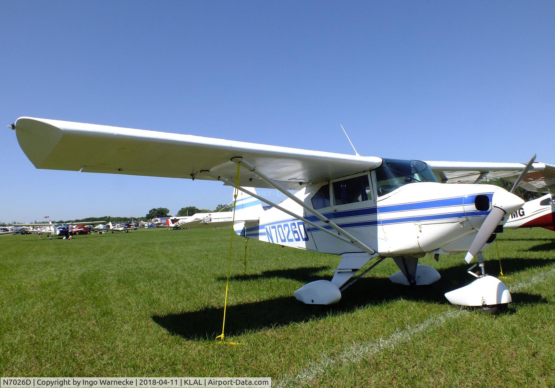 N7026D, 1957 Piper PA-22-150 Tri-Pacer C/N 22-4920, Piper PA-22-150 Tri-Pacer at 2018 Sun 'n Fun, Lakeland FL