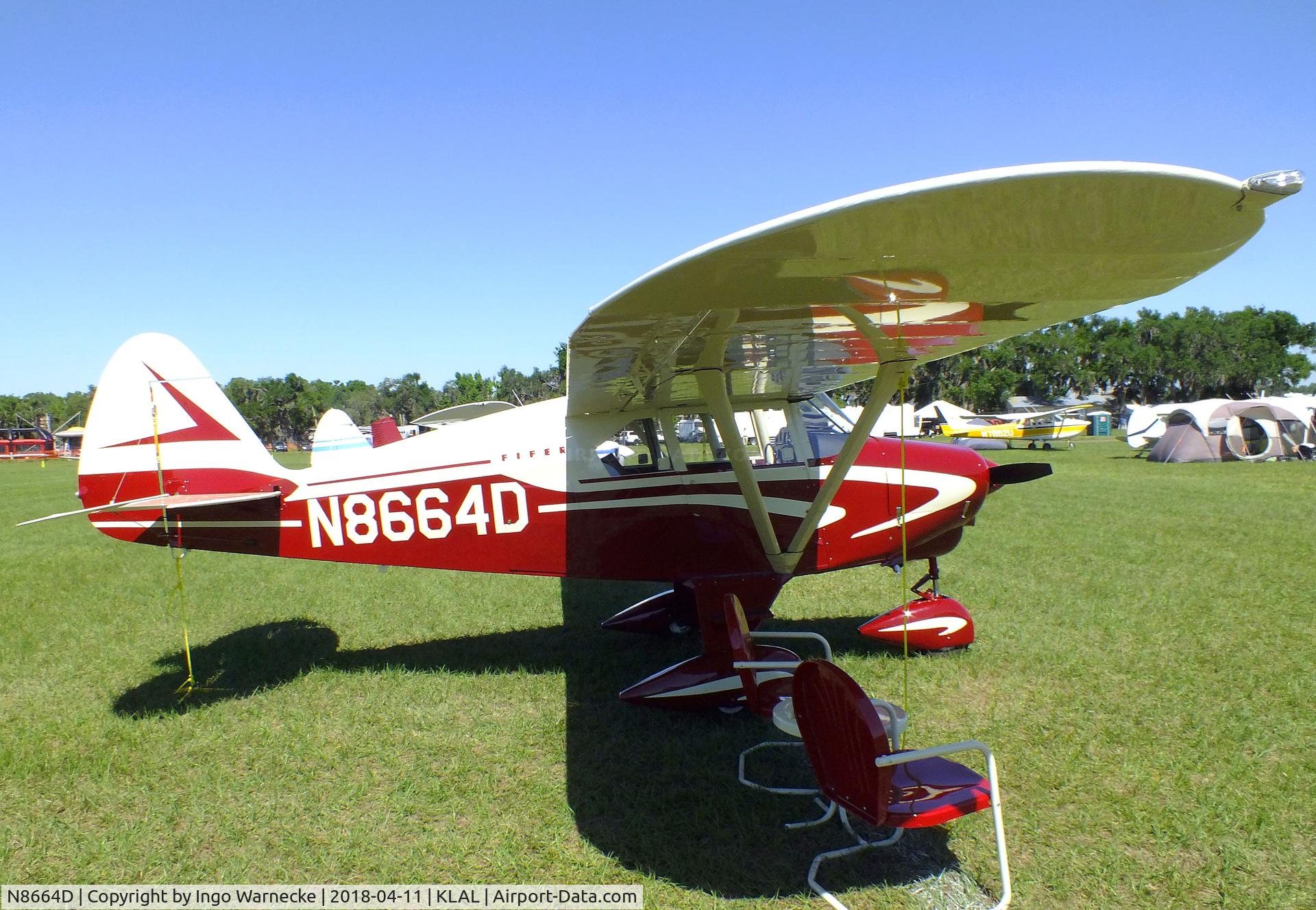 N8664D, 1958 Piper PA-22-160 Tri Pacer C/N 22-5872, Piper PA-22-160 Tri-Pacer at 2018 Sun 'n Fun, Lakeland FL