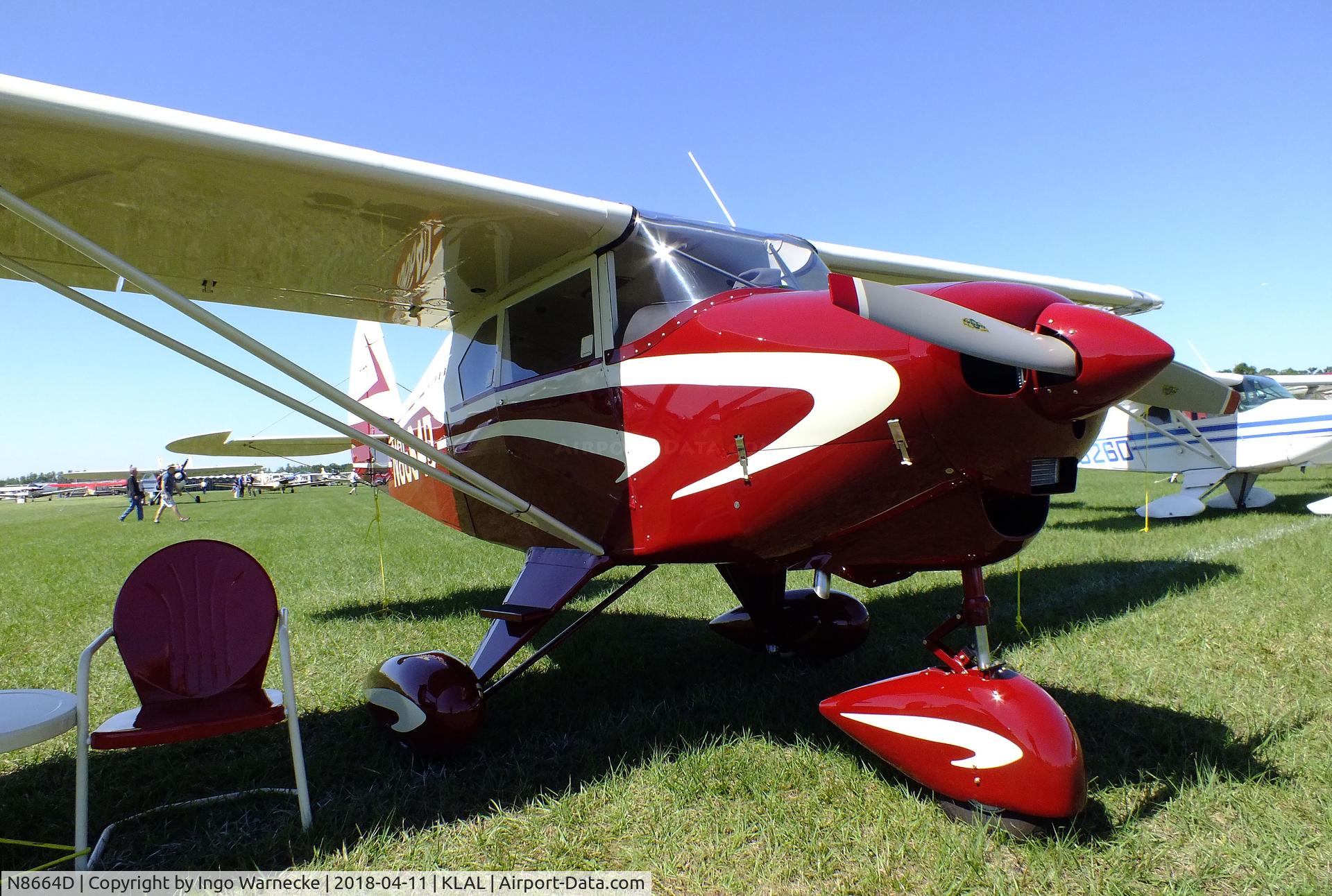 N8664D, 1958 Piper PA-22-160 Tri Pacer C/N 22-5872, Piper PA-22-160 Tri-Pacer at 2018 Sun 'n Fun, Lakeland FL