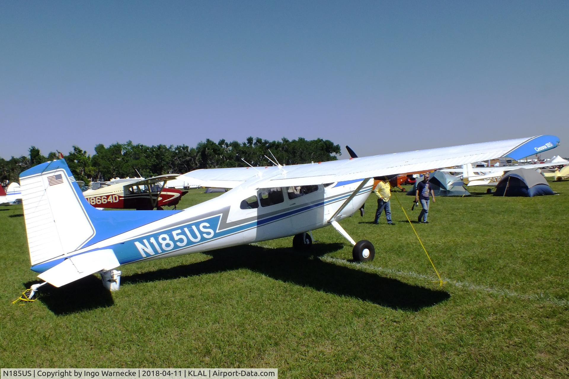 N185US, 1977 Cessna A185F Skywagon 185 C/N 18503419, Cessna A185F Skywagon at 2018 Sun 'n Fun, Lakeland FL