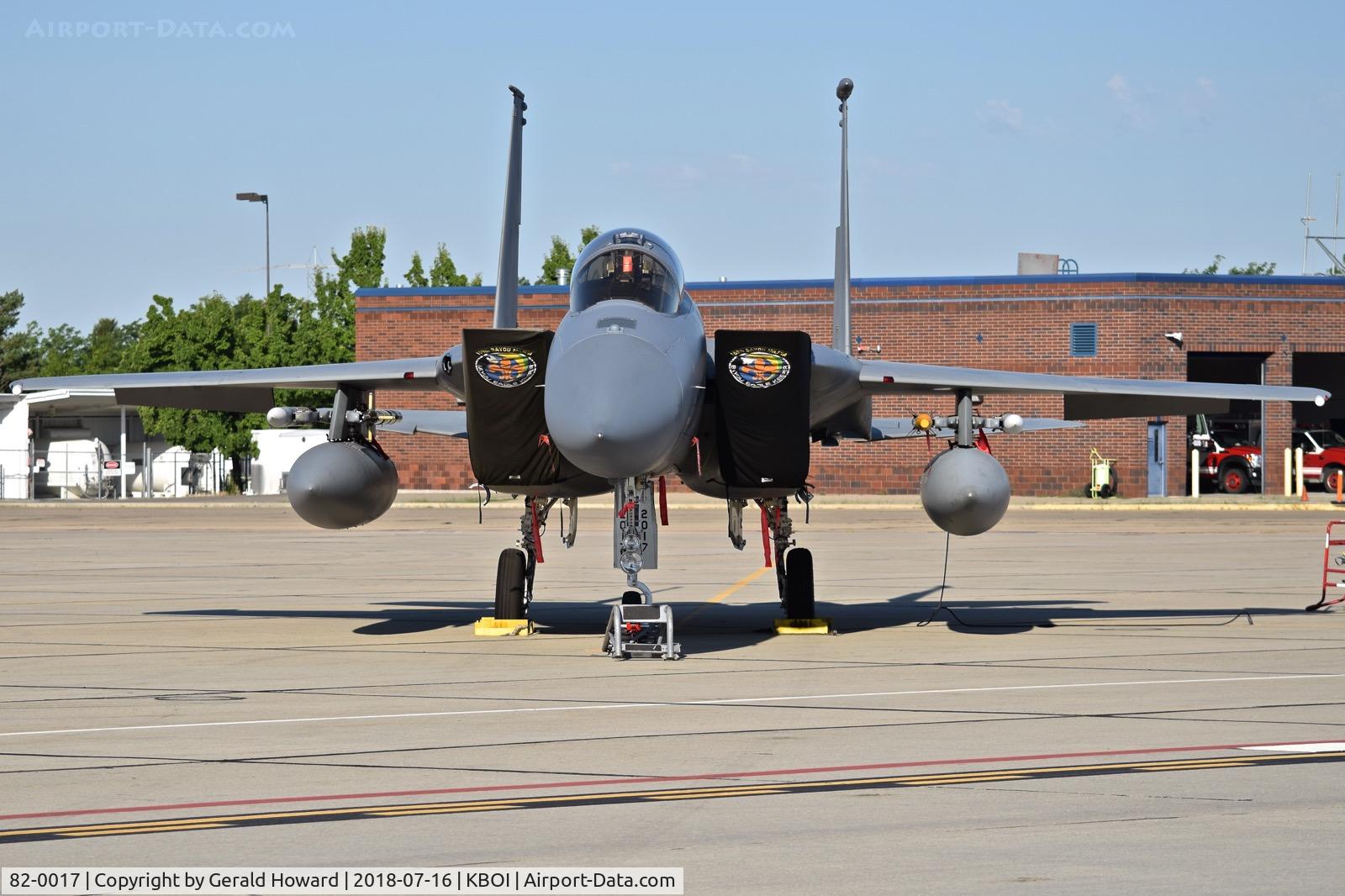 82-0017, 1982 McDonnell Douglas F-15C Eagle C/N 0830/C248, 122nd Fighter Sq. 