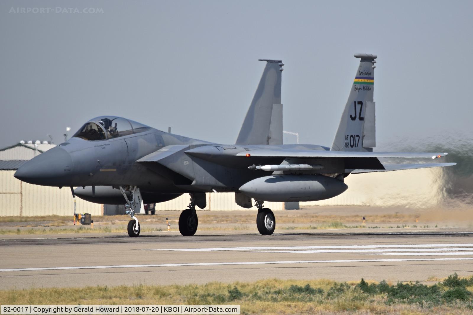 82-0017, 1982 McDonnell Douglas F-15C Eagle C/N 0830/C248, 122nd Fighter Sq. 