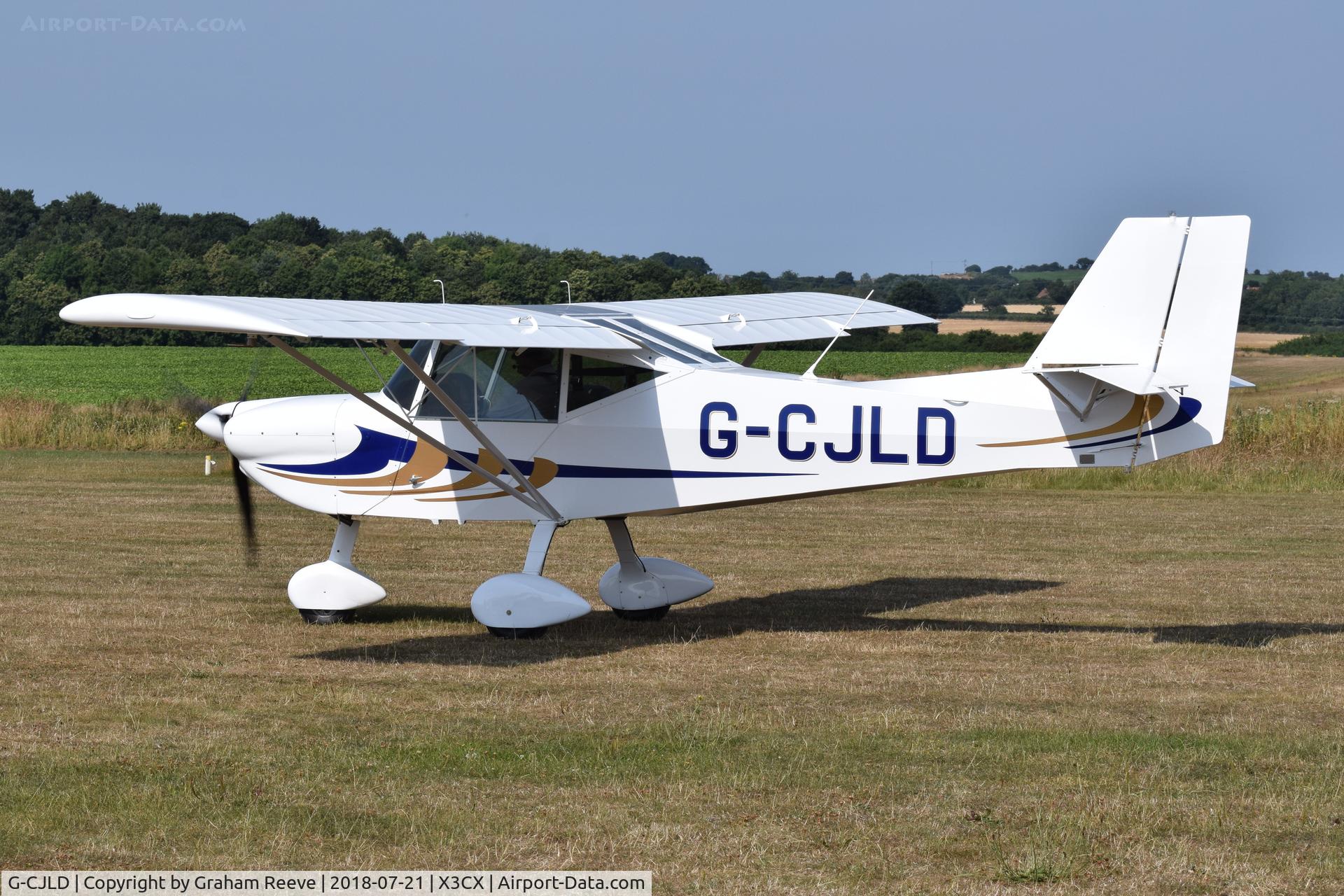 G-CJLD, 2016 Lambert Mission M108 C/N LAA 370-15408, About to depart from Northrepps.