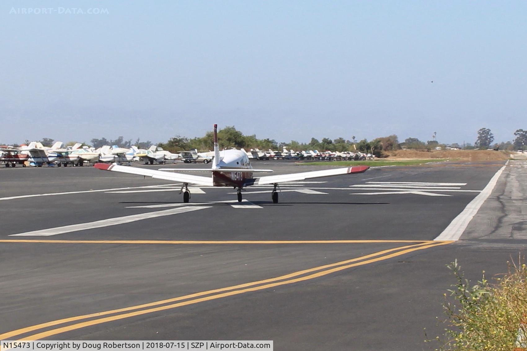 N15473, 1972 Piper PA-28R-200 Arrow II C/N 28R-7335061, 1972 Piper PA-28R-200B ARROW II, Lycoming IO-360-C1C 200 Hp, takeoff roll Rwy 22