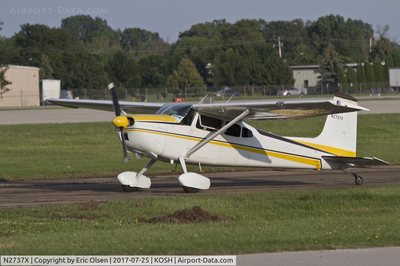 N2737X, 1965 Cessna 180H Skywagon C/N 18051537, Cessna180H at Oshkosh