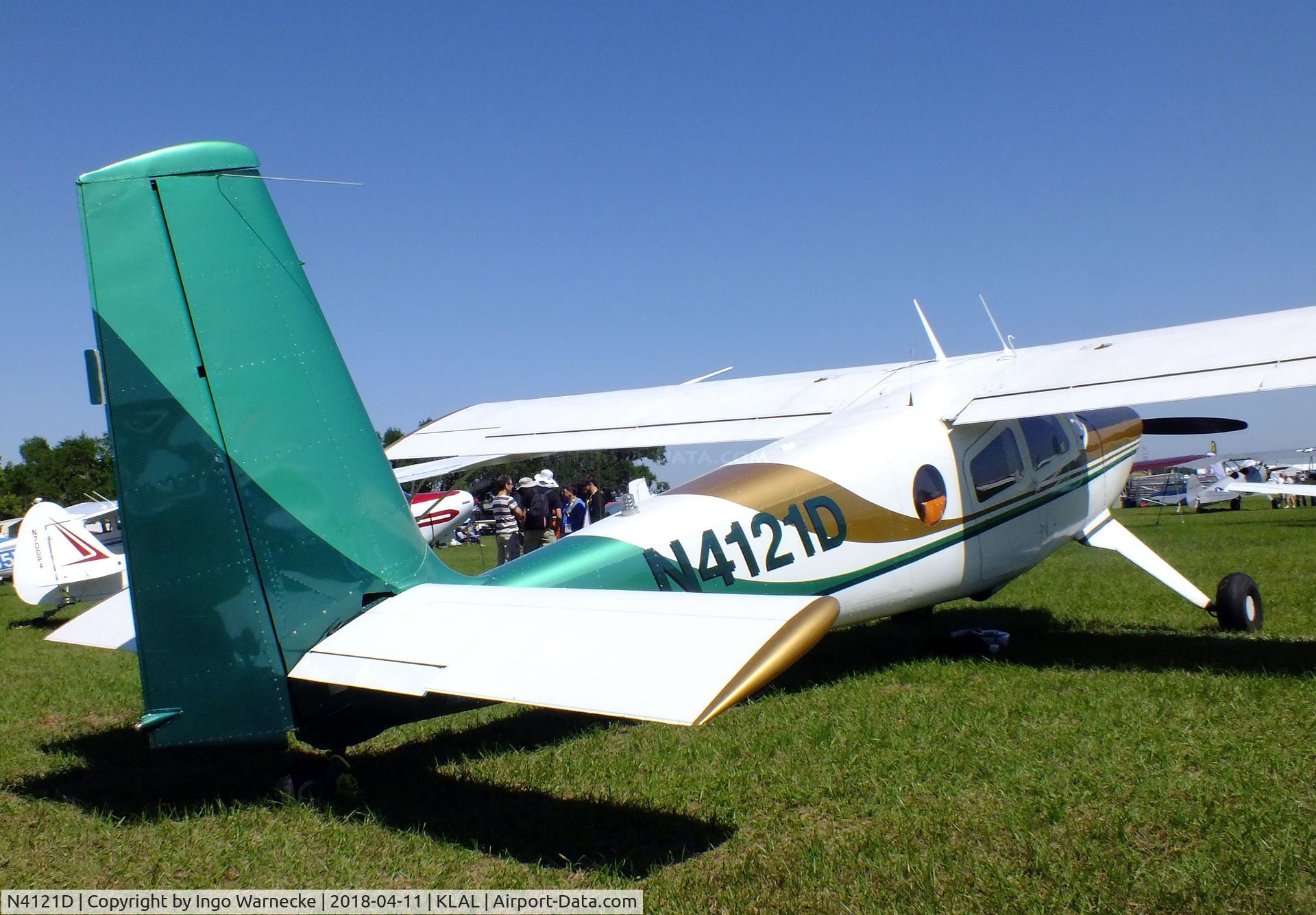 N4121D, 1957 Helio H-391B Courier C/N 041, Helio H-391B Courier at 2018 Sun 'n Fun, Lakeland FL