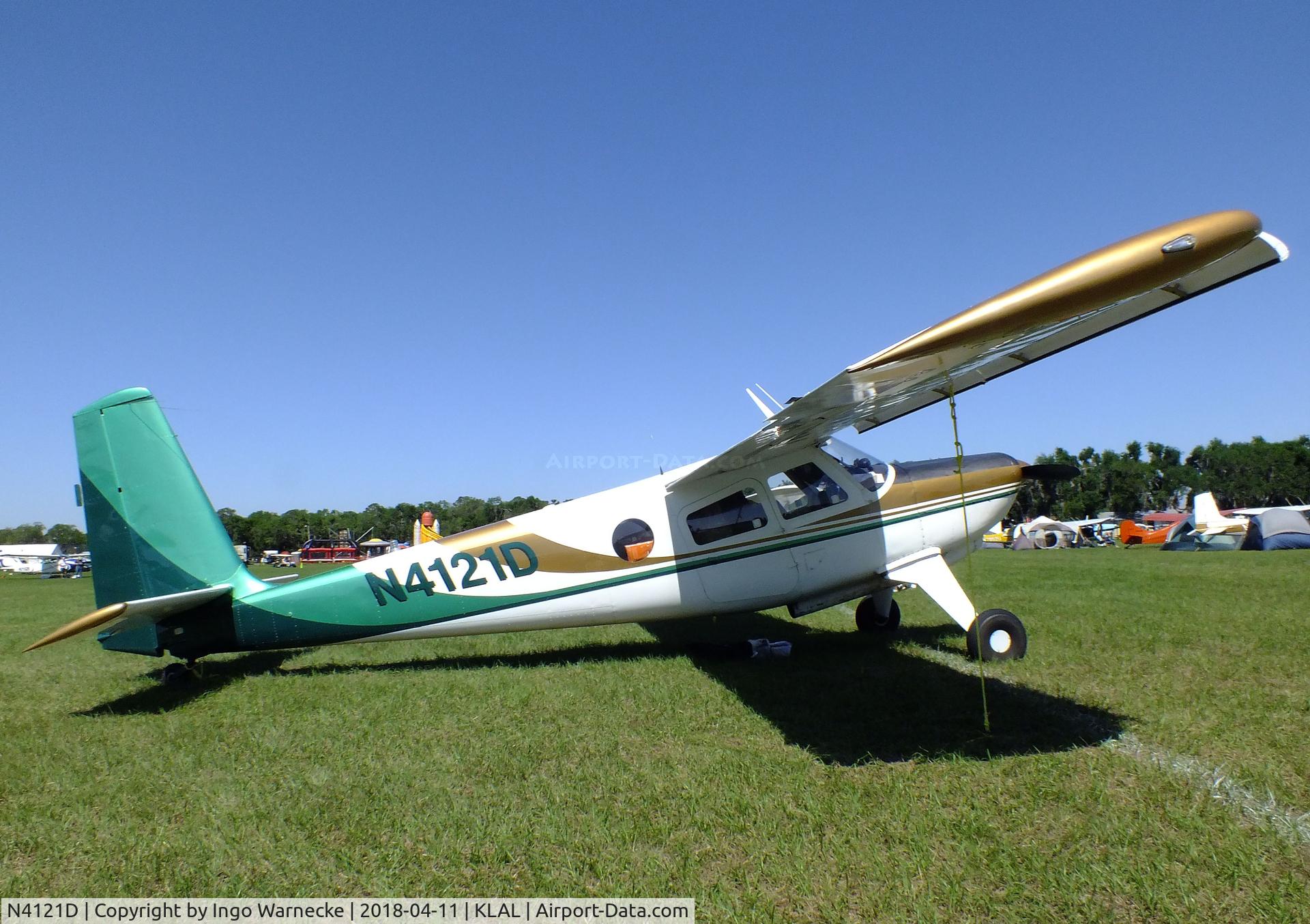 N4121D, 1957 Helio H-391B Courier C/N 041, Helio H-391B Courier at 2018 Sun 'n Fun, Lakeland FL