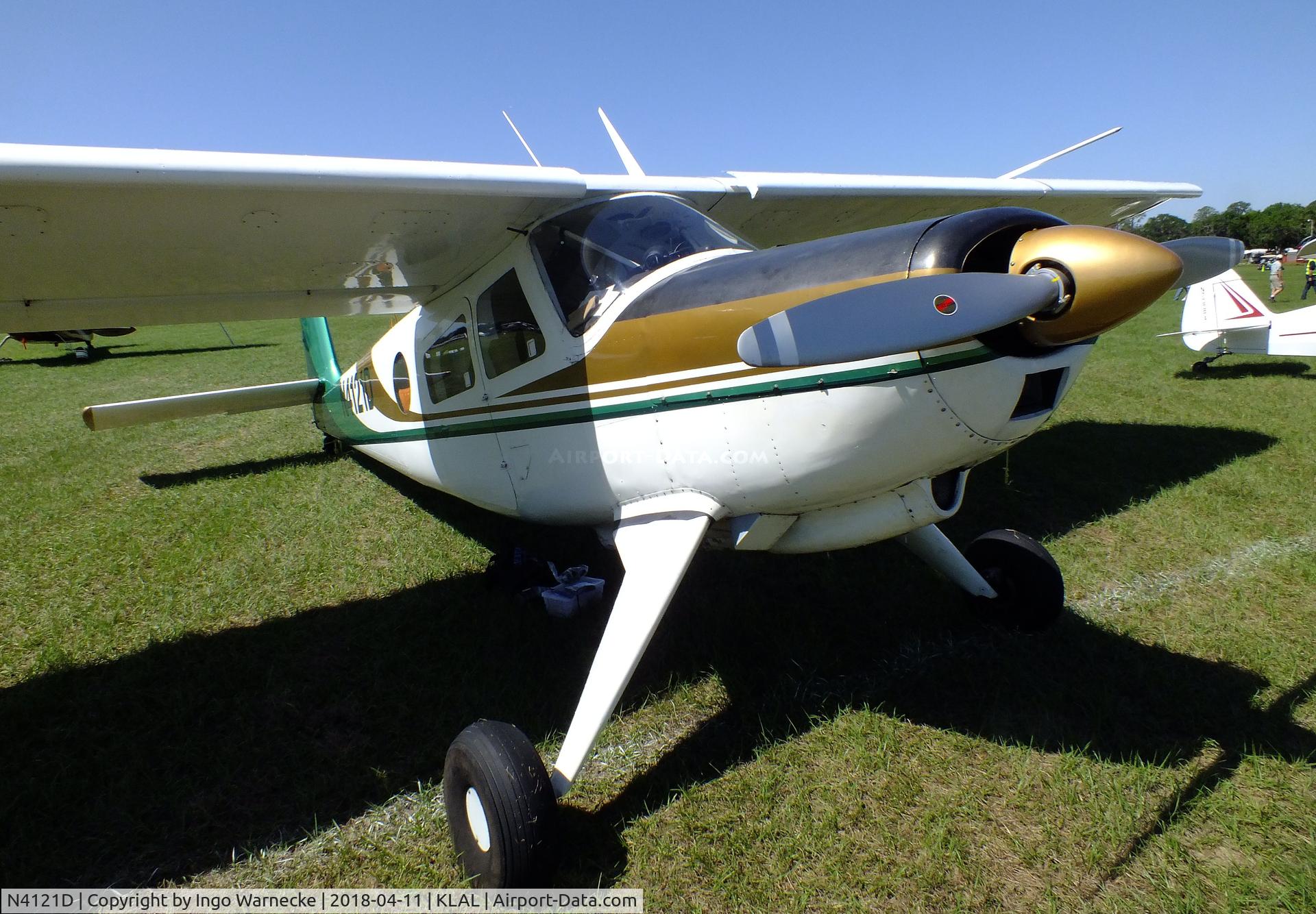 N4121D, 1957 Helio H-391B Courier C/N 041, Helio H-391B Courier at 2018 Sun 'n Fun, Lakeland FL