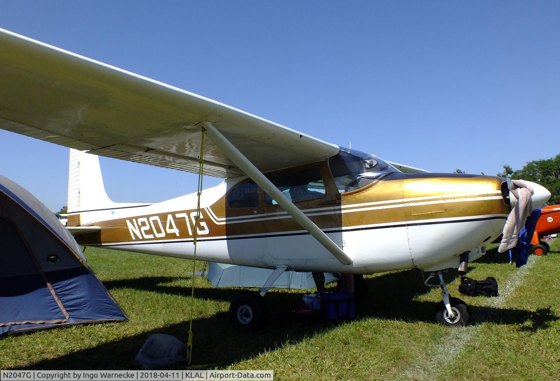 N2047G, 1958 Cessna 182A Skylane C/N 51347, Cessna 182A Skylane at 2018 Sun 'n Fun, Lakeland FL