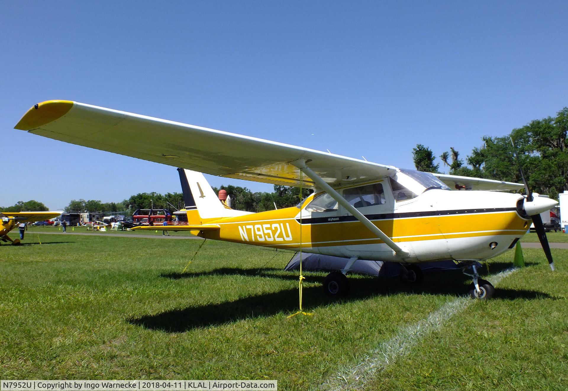 N7952U, 1964 Cessna 172F C/N 17251952, Cessna 172F at 2018 Sun 'n Fun, Lakeland FL
