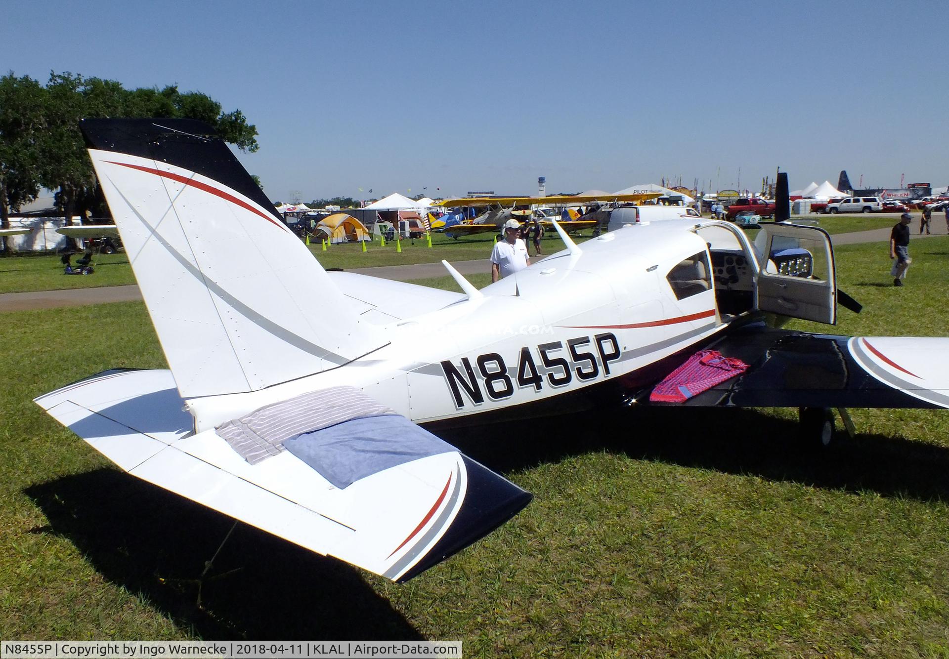 N8455P, 1964 Piper PA-24-400 Comanche 400 C/N 26-120, Piper PA-24-400 Comanche at 2018 Sun 'n Fun, Lakeland FL