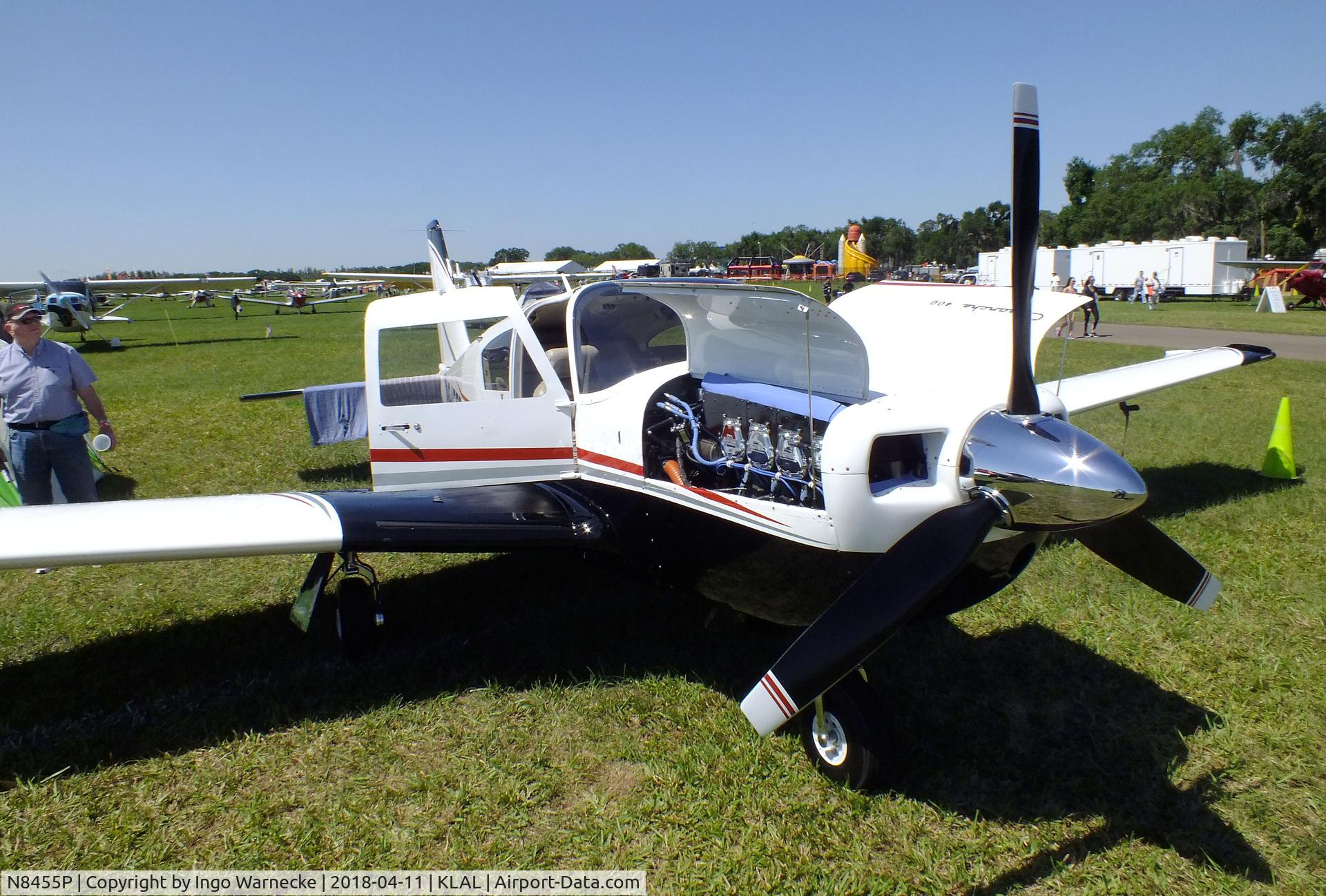 N8455P, 1964 Piper PA-24-400 Comanche 400 C/N 26-120, Piper PA-24-400 Comanche at 2018 Sun 'n Fun, Lakeland FL