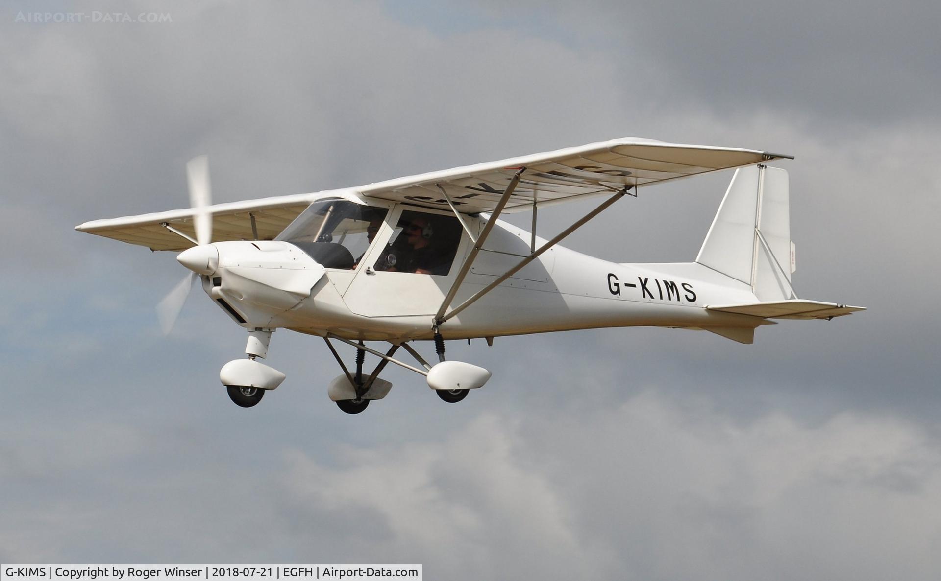 G-KIMS, 2017 Comco Ikarus C42 FB100 C/N 1704-7497, Resident Ikarus operated by Gower Flight Centre.