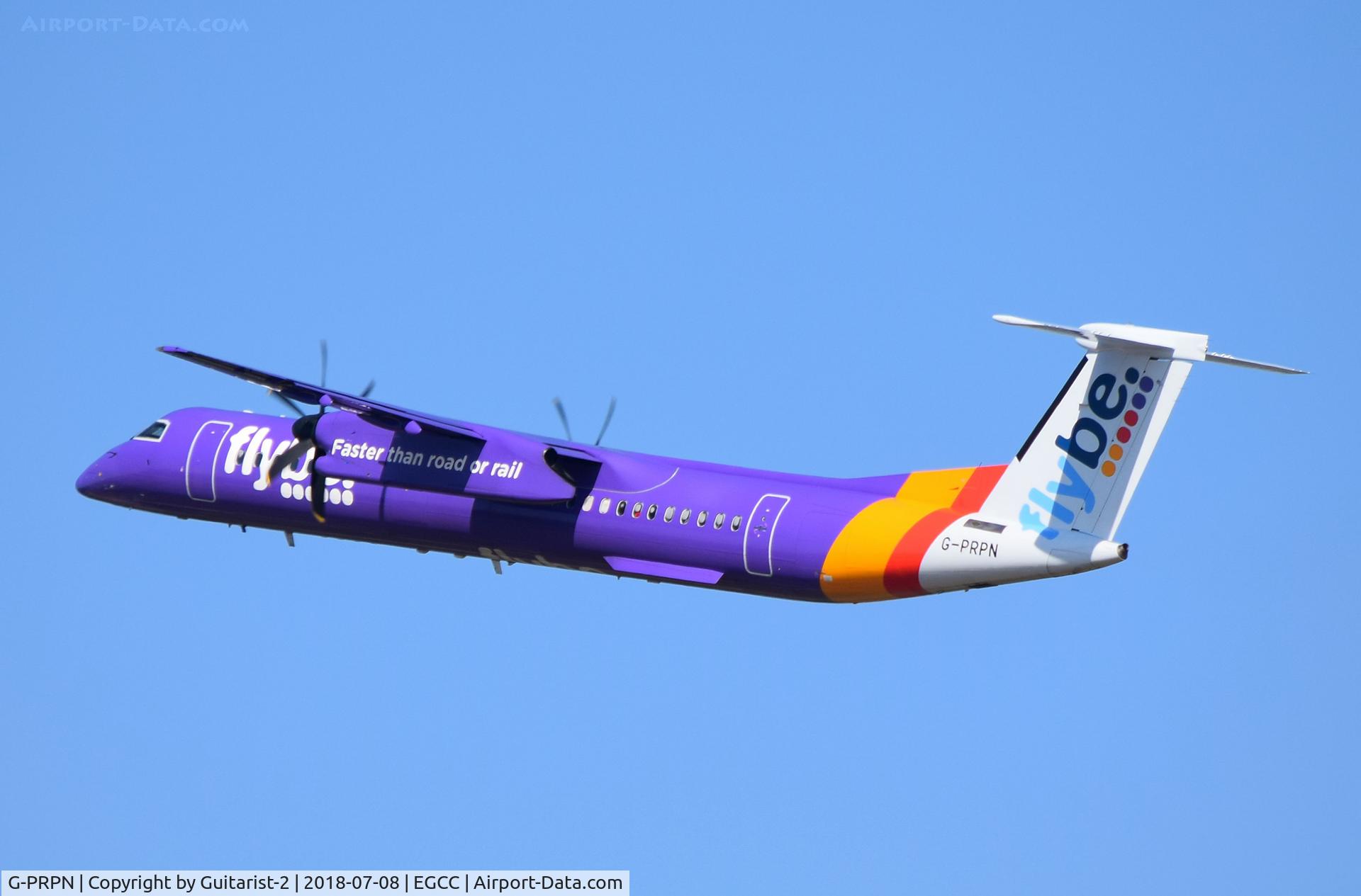 G-PRPN, 2008 Bombardier DHC-8-402 Dash 8 C/N 4213, At Manchester