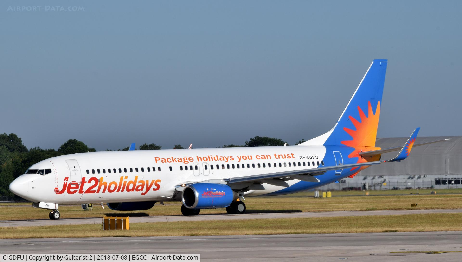G-GDFU, 2001 Boeing 737-8K5 C/N 30416, At Manchester