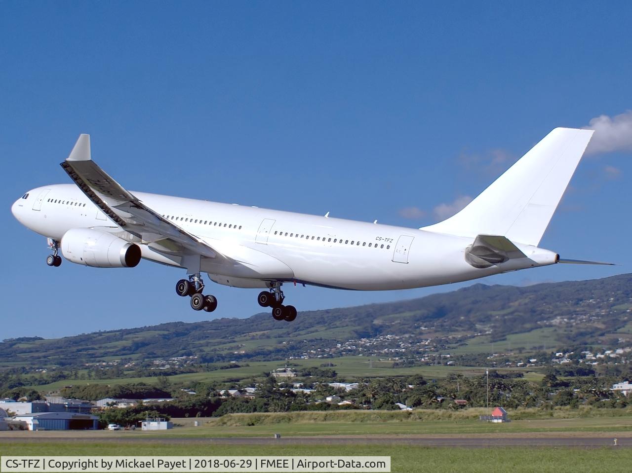 CS-TFZ, 2009 Airbus A330-243 C/N 1008, take off rwy 12
