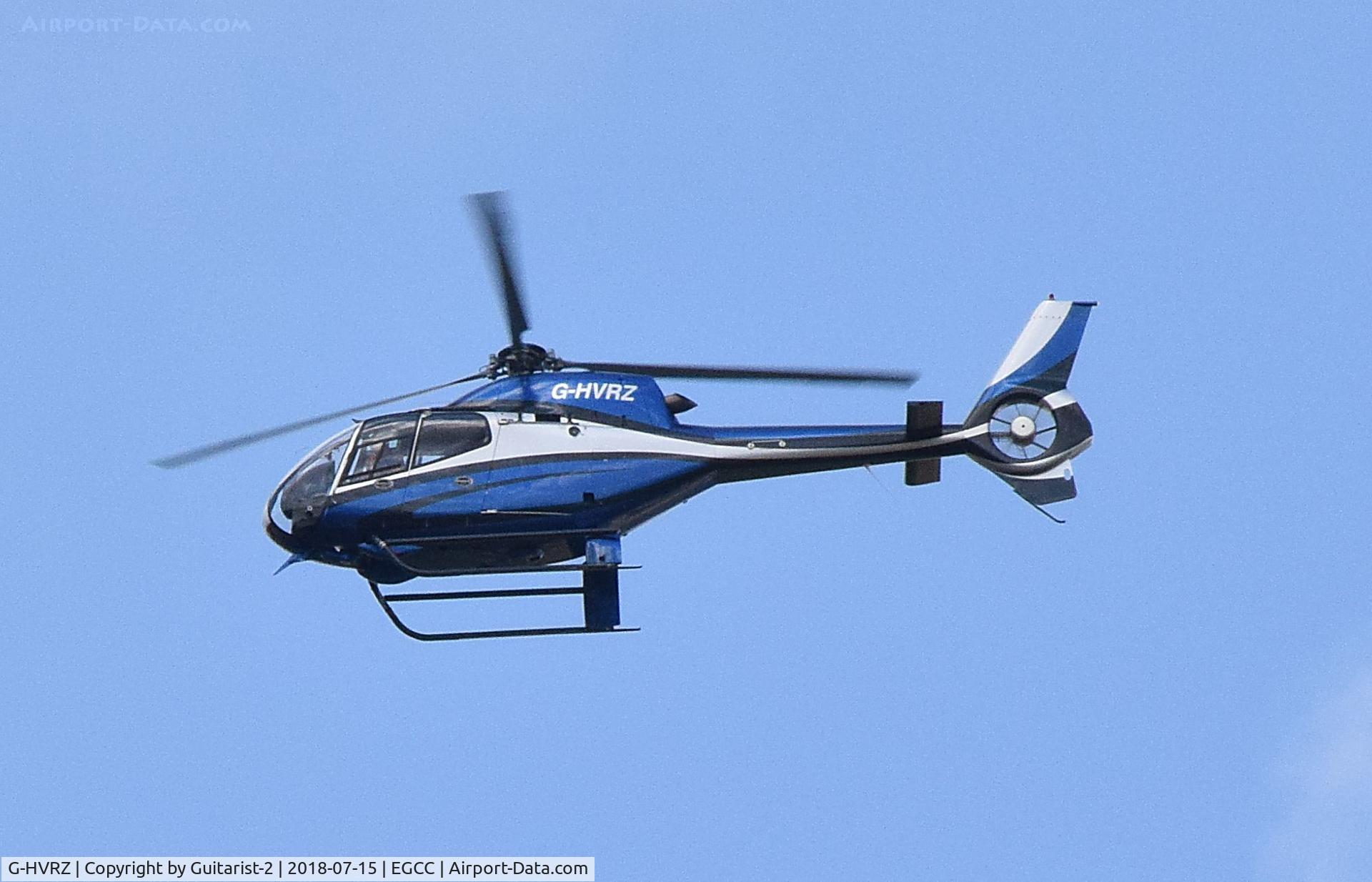 G-HVRZ, 2003 Eurocopter EC-120B Colibri C/N 1338, At Manchester