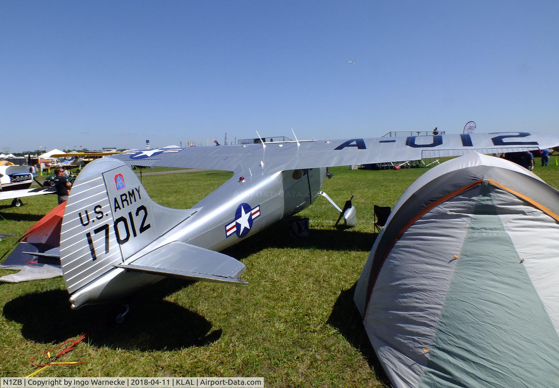 N1ZB, 1951 Cessna LC-126C C/N 7855, Cessna LC-126C at 2018 Sun 'n Fun, Lakeland FL