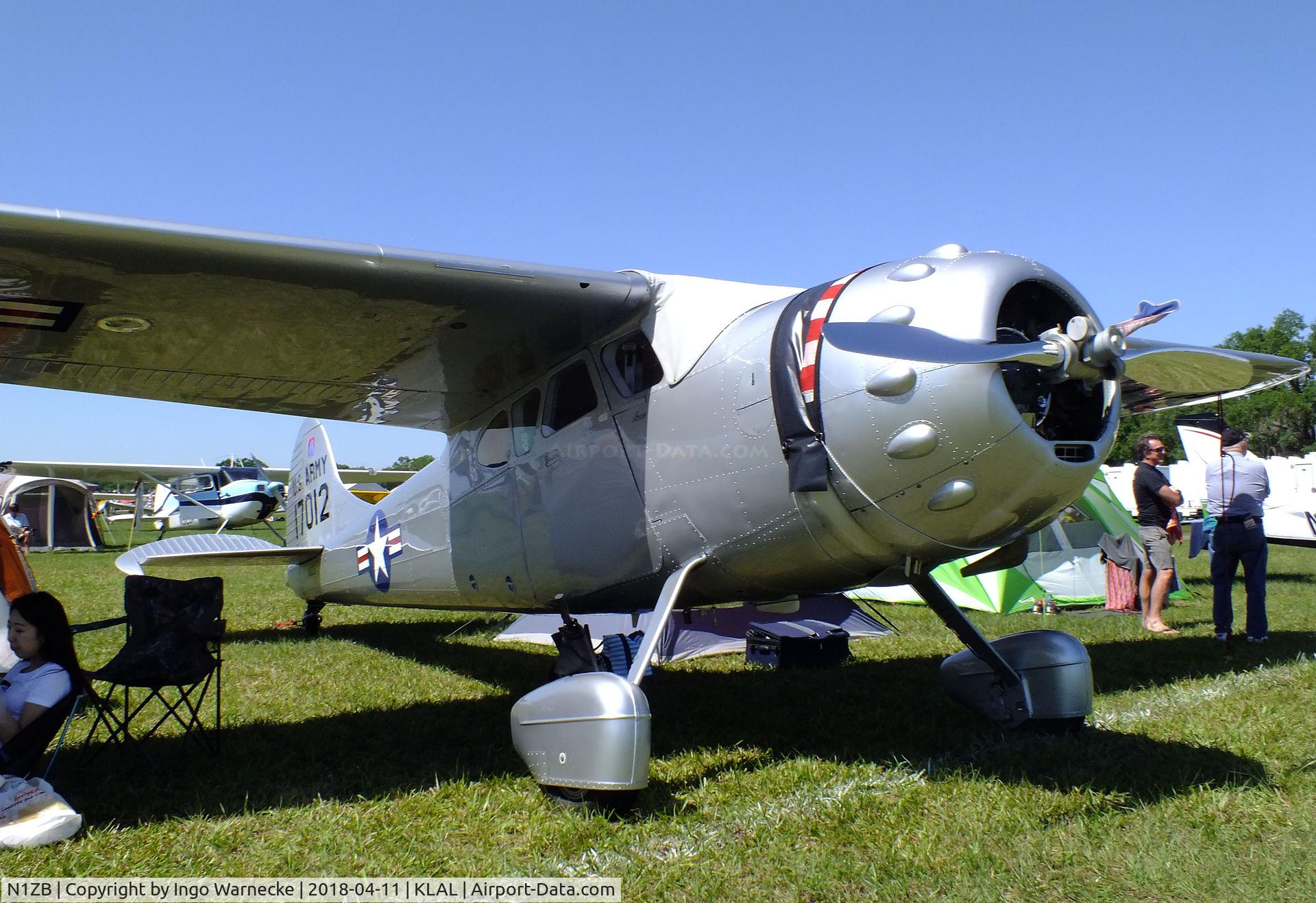 N1ZB, 1951 Cessna LC-126C C/N 7855, Cessna LC-126C at 2018 Sun 'n Fun, Lakeland FL