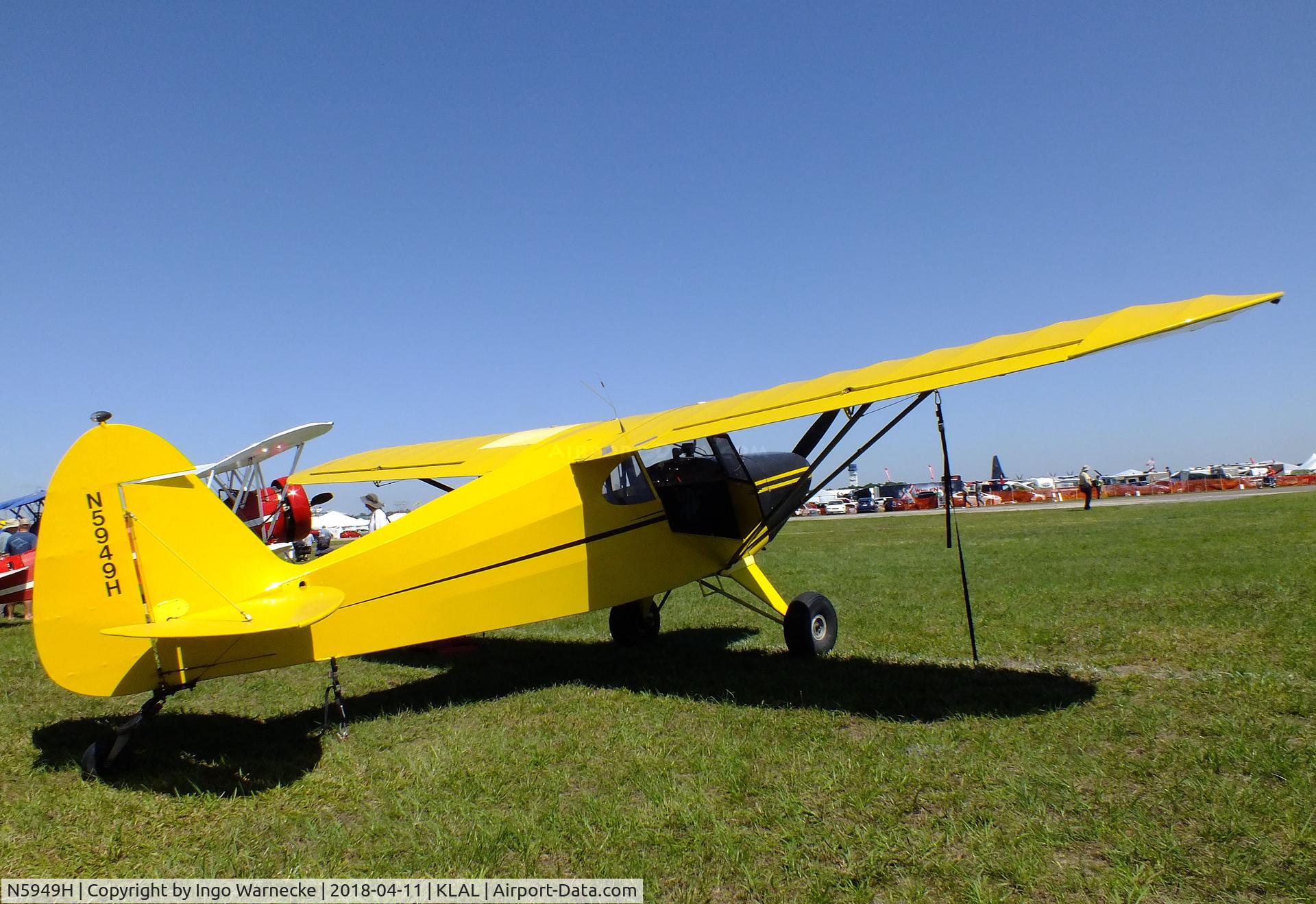 N5949H, 1949 Piper PA-16 Clipper C/N 16-573, Piper PA-16 Clipper at 2018 Sun 'n Fun, Lakeland FL