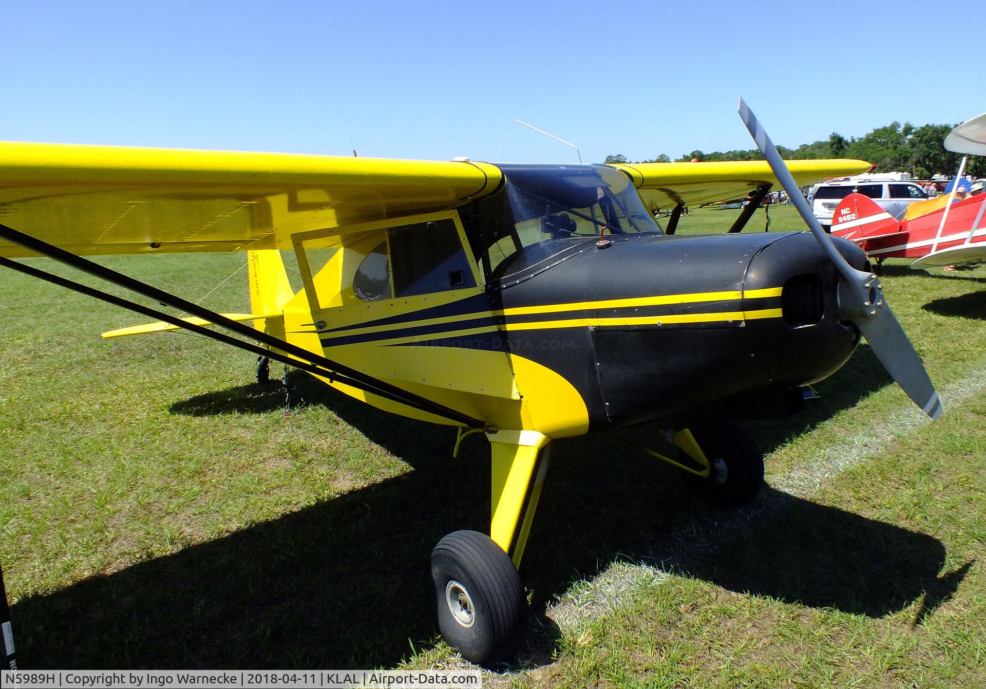 N5989H, 1949 Piper PA-16 Clipper C/N 16-617, Piper PA-16 Clipper at 2018 Sun 'n Fun, Lakeland FL