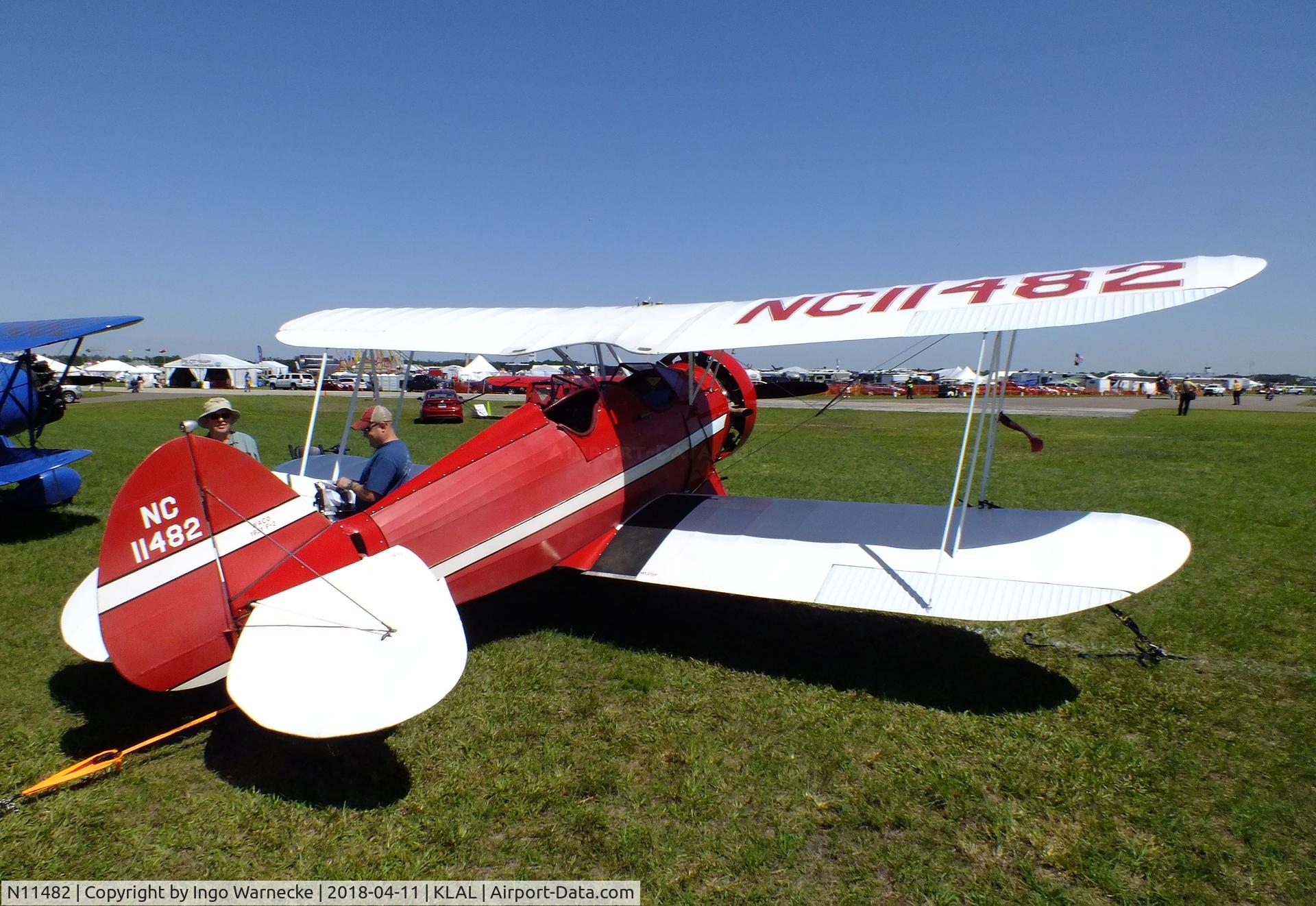 N11482, 1931 Waco QCF C/N 3562, Waco QCF at 2018 Sun 'n Fun, Lakeland FL