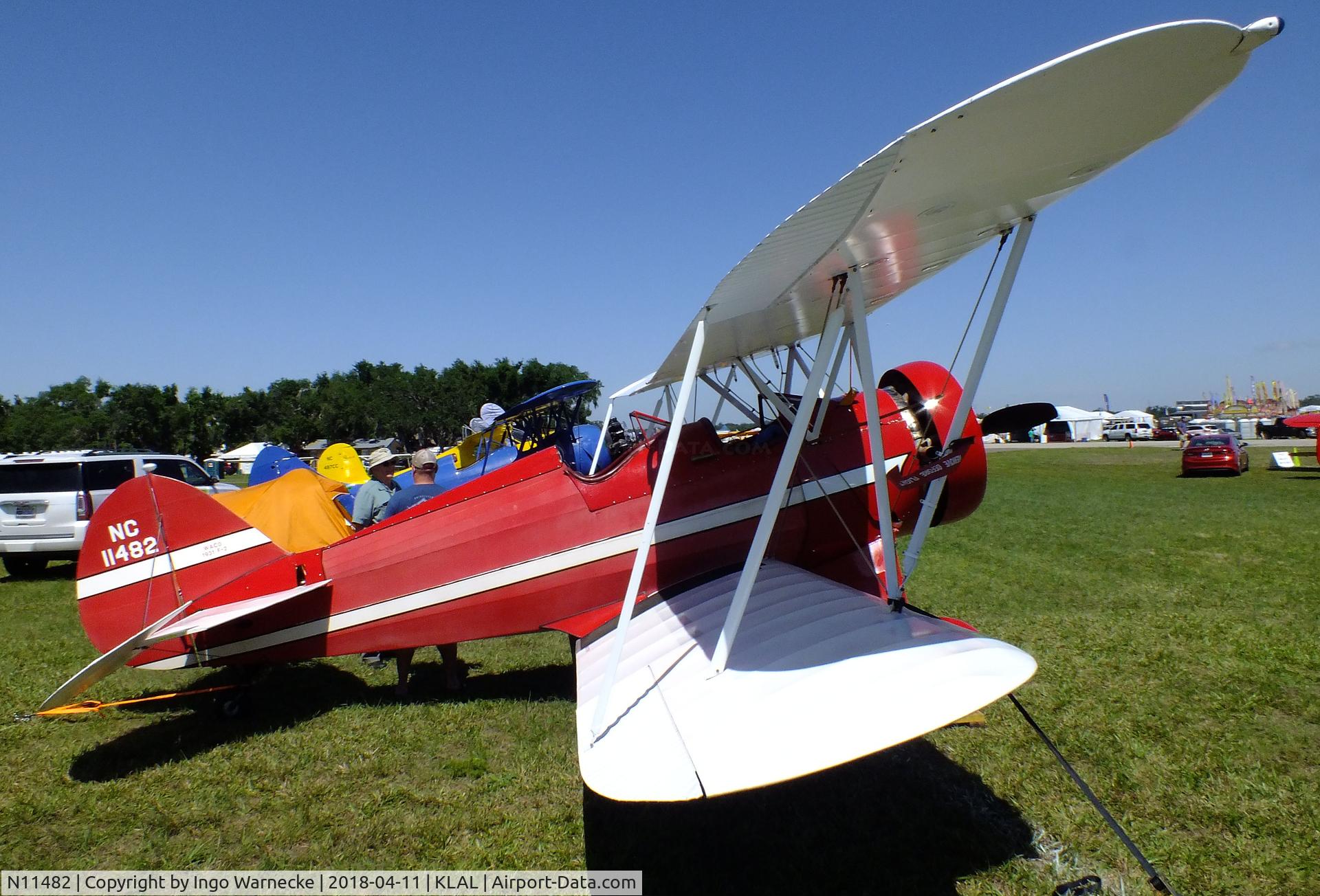 N11482, 1931 Waco QCF C/N 3562, Waco QCF at 2018 Sun 'n Fun, Lakeland FL