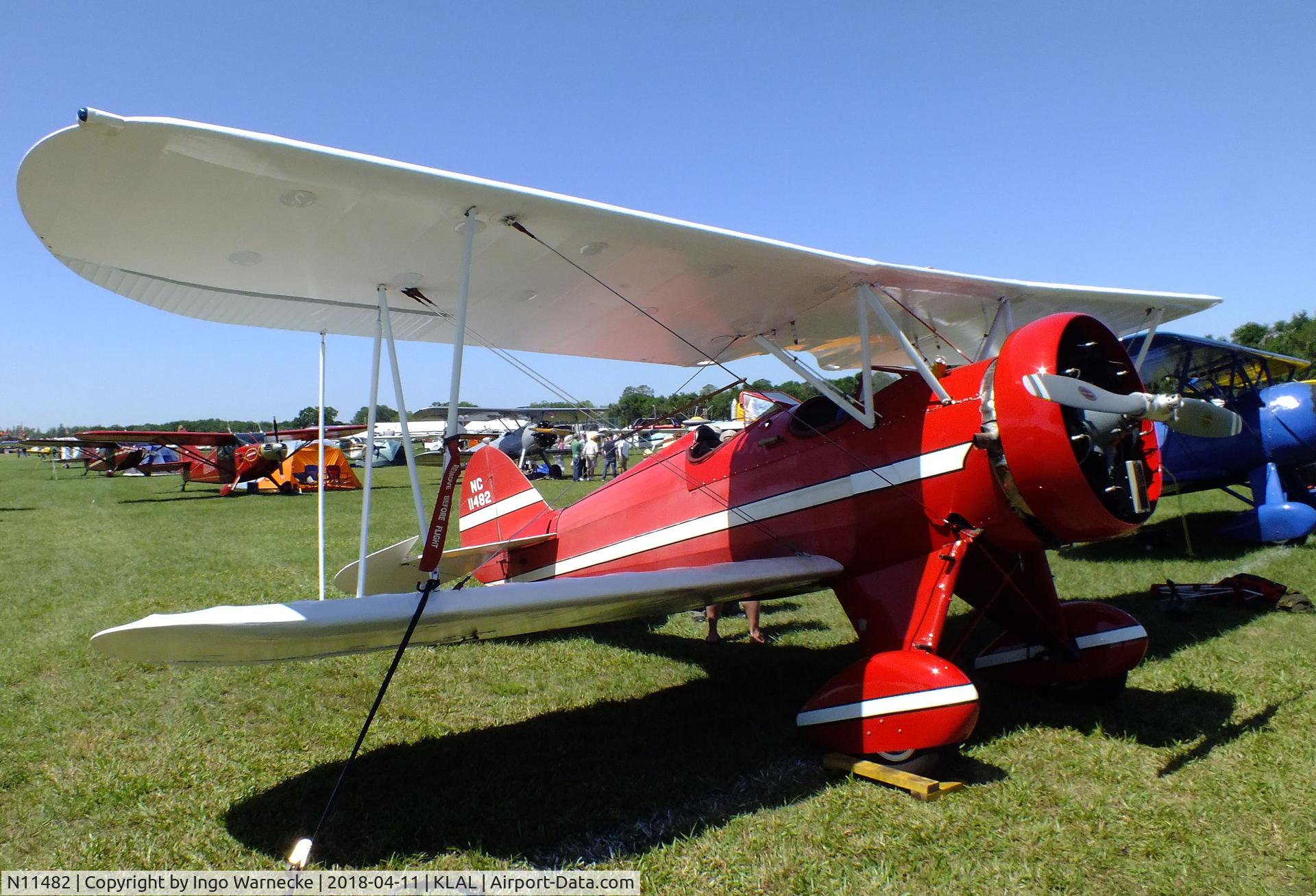 N11482, 1931 Waco QCF C/N 3562, Waco QCF at 2018 Sun 'n Fun, Lakeland FL