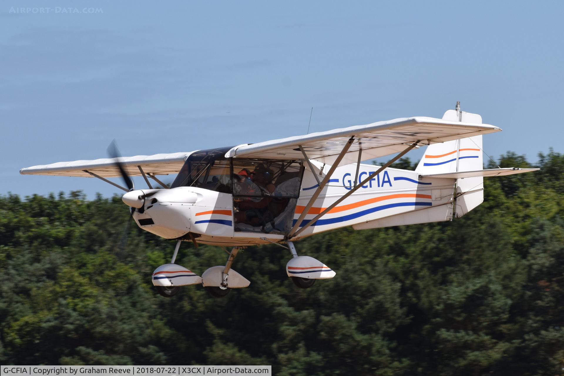 G-CFIA, 2008 Skyranger Swift 912S(1) C/N BMAA/HB/561, Landing at Northrepps.