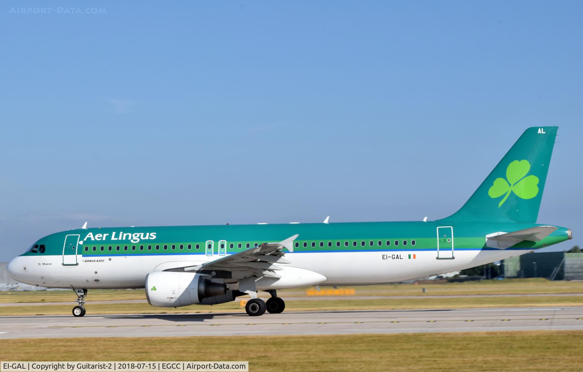 EI-GAL, 2009 Airbus A320-214 C/N 3789, At Manchester
