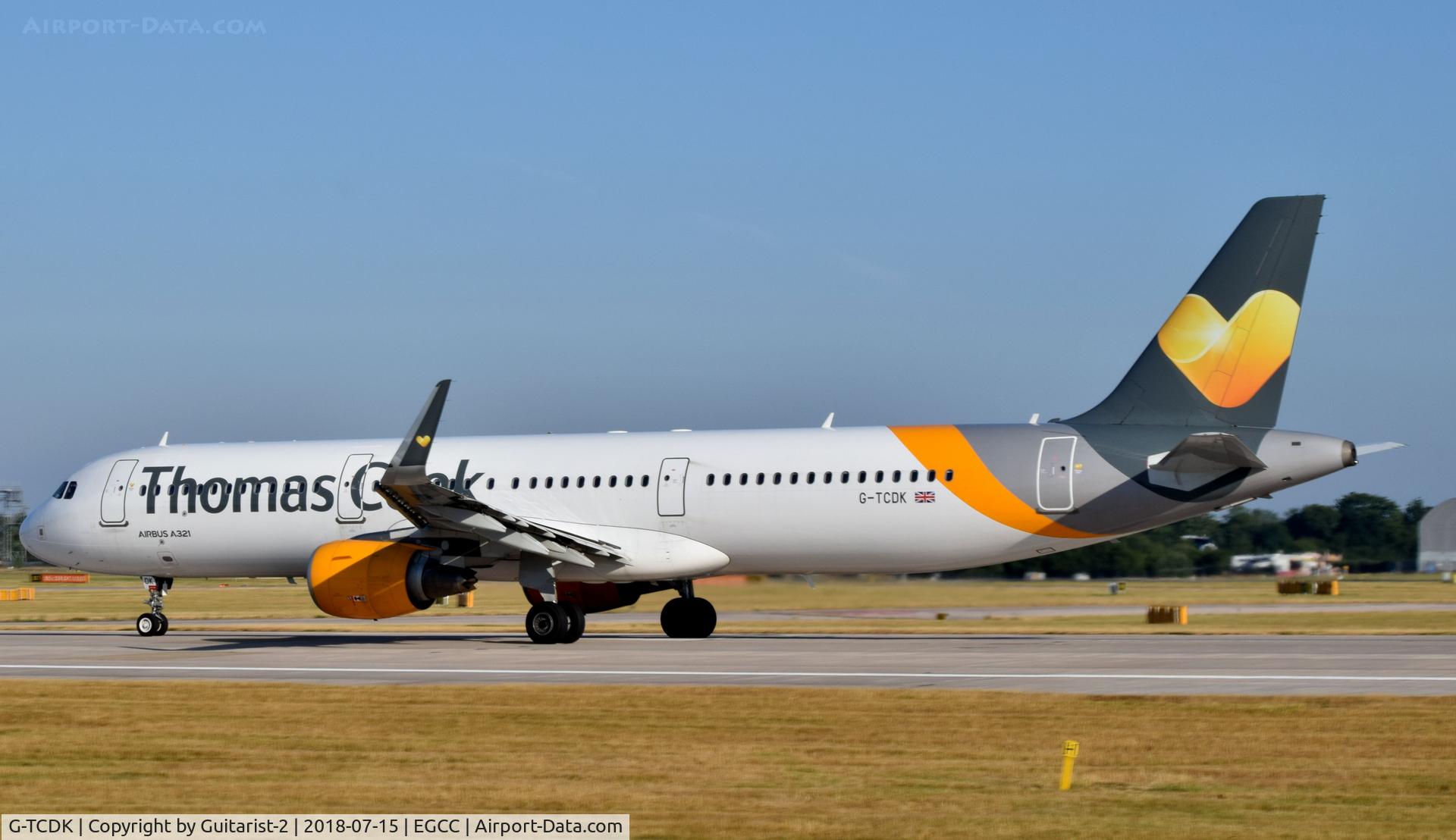 G-TCDK, 2015 Airbus A321-211 C/N 6548, At Manchester