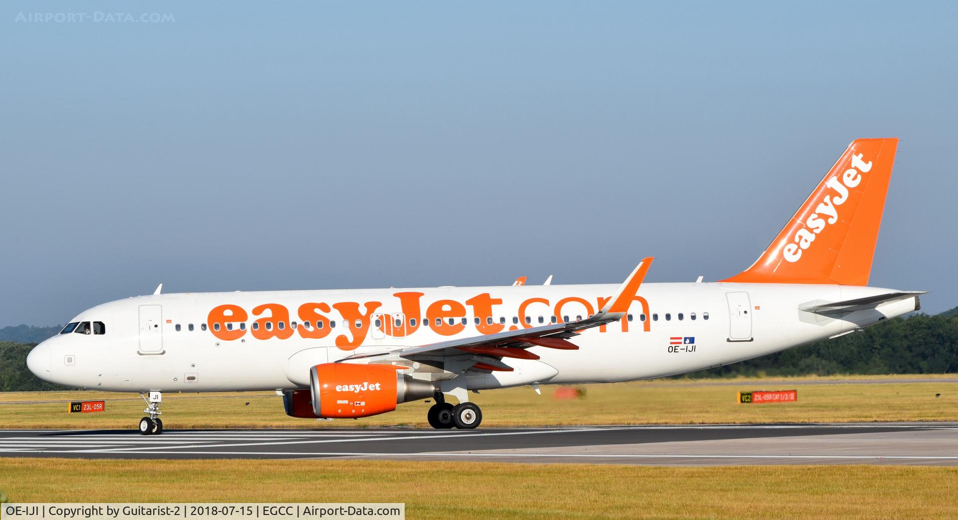 OE-IJI, 2015 Airbus A320-214 C/N 6509, At Manchester